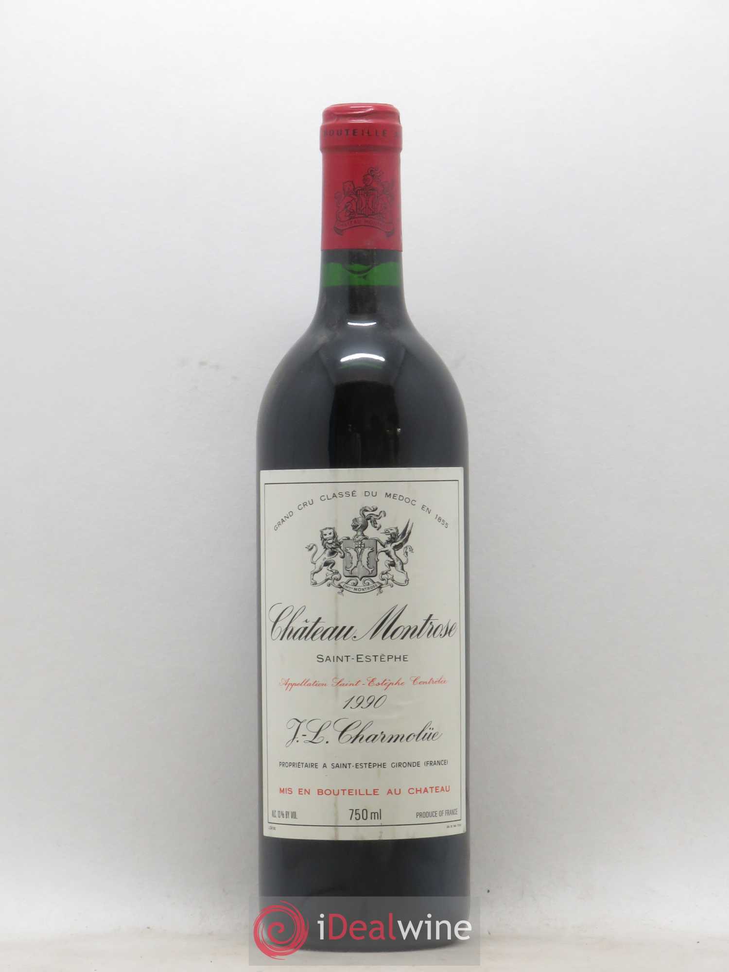 Château Montrose 2ème Grand Cru Classé 1990 - Lot de 1 bouteille - 0