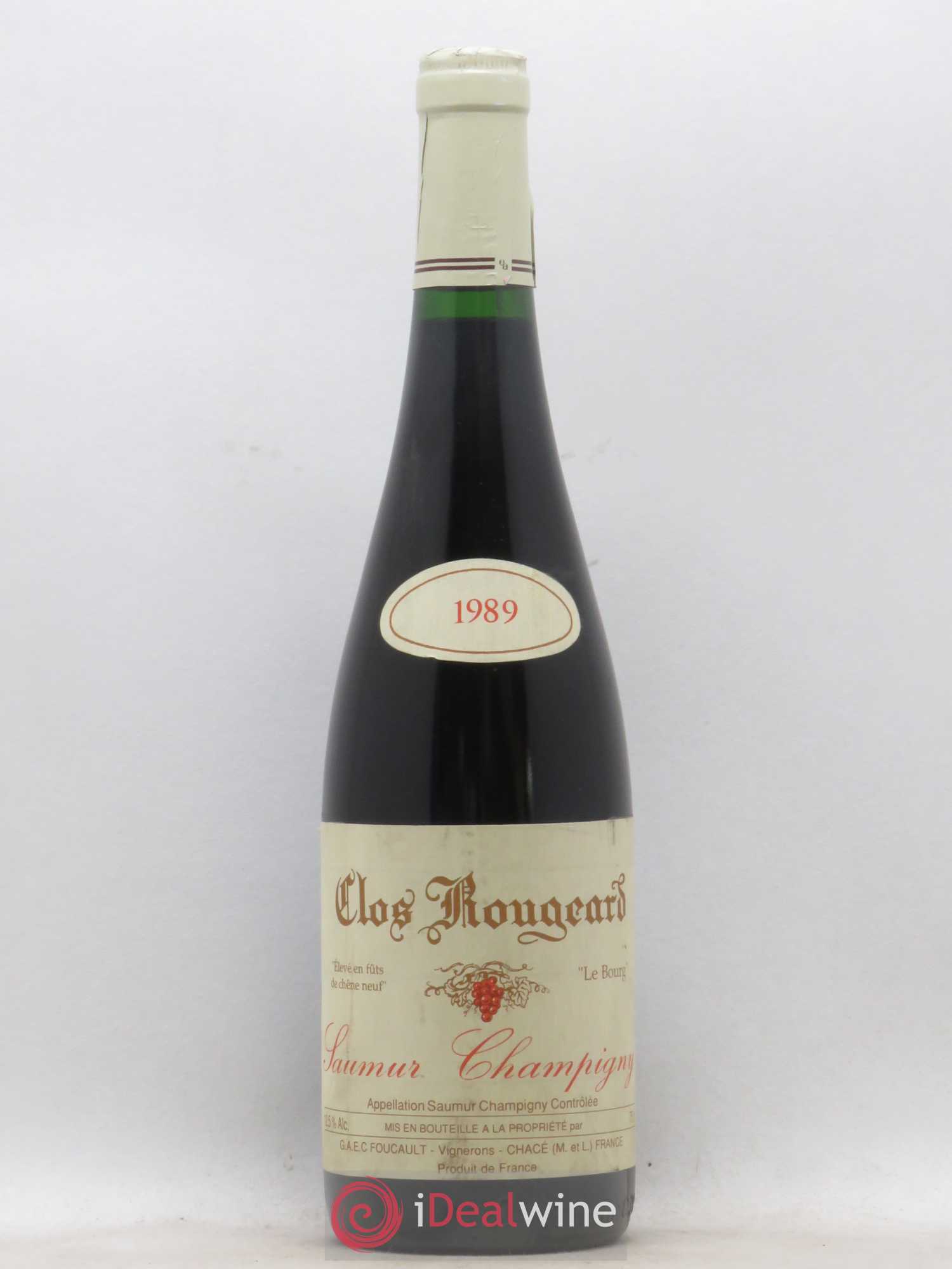 Saumur-Champigny Le Bourg Clos Rougeard 1989 - Lot de 1 bouteille - 0
