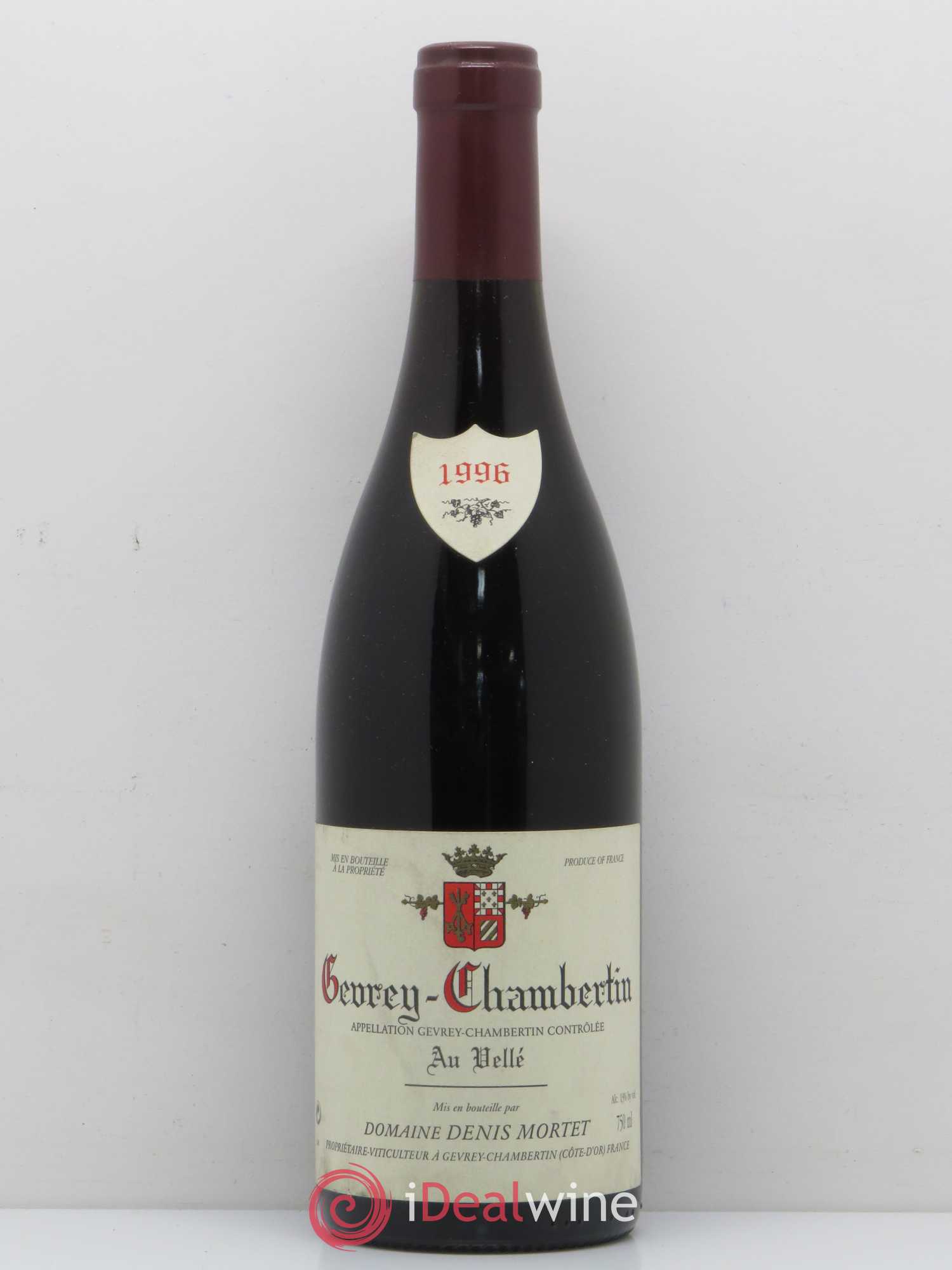 Gevrey-Chambertin Denis Mortet (Domaine) Au Vellé 1996 - Lot de 1 bouteille - 0