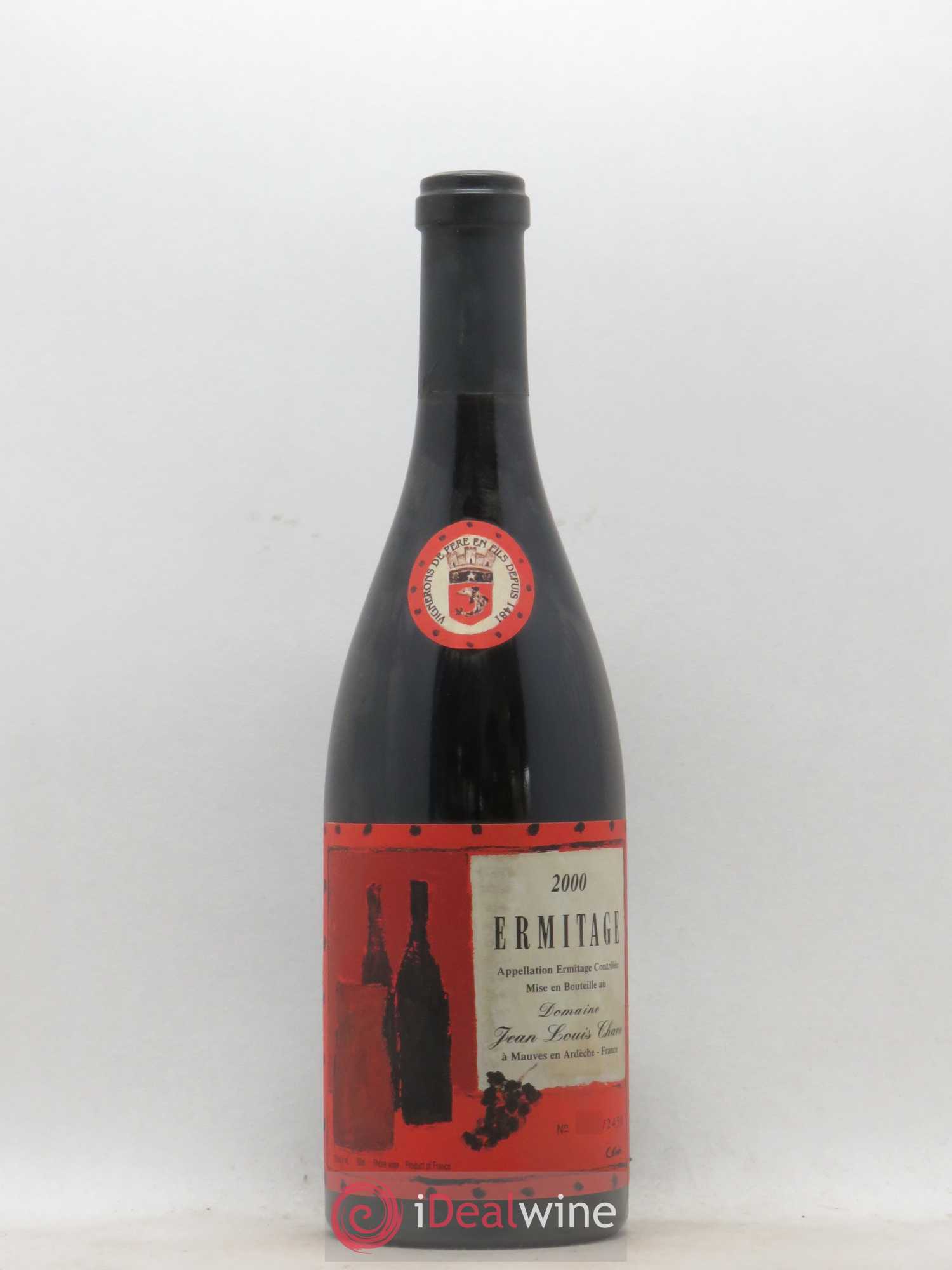 Hermitage Ermitage Cuvée Cathelin Jean-Louis Chave 2000 - Lot de 1 bouteille - 0