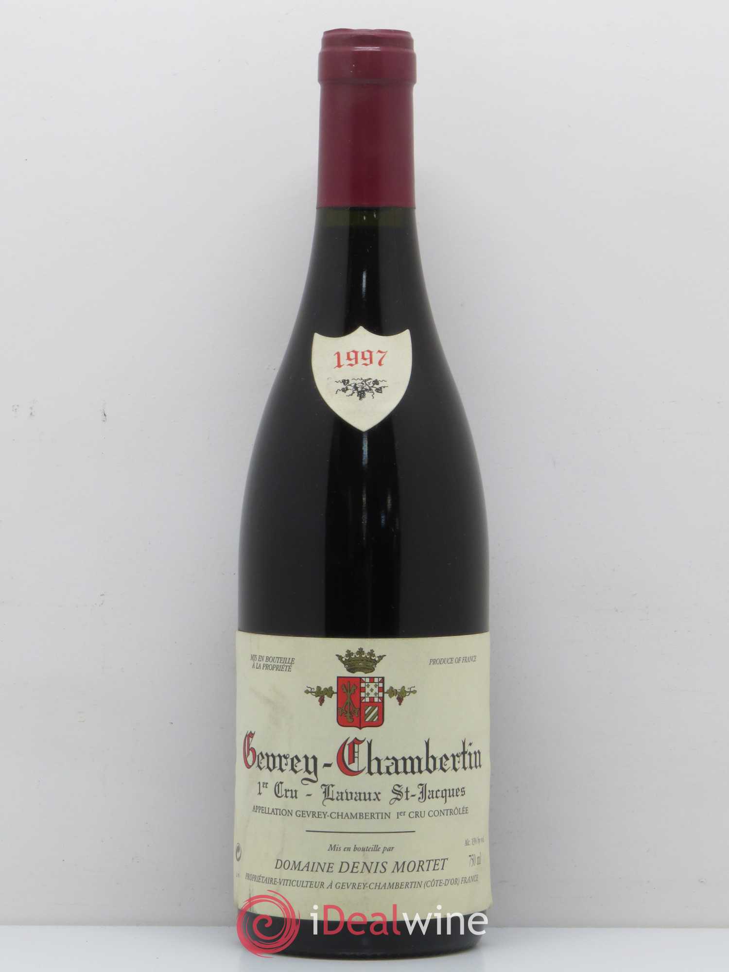 Gevrey-Chambertin 1er Cru Lavaux Saint Jacques Denis Mortet (Domaine) 1997 - Lot de 1 bouteille - 0