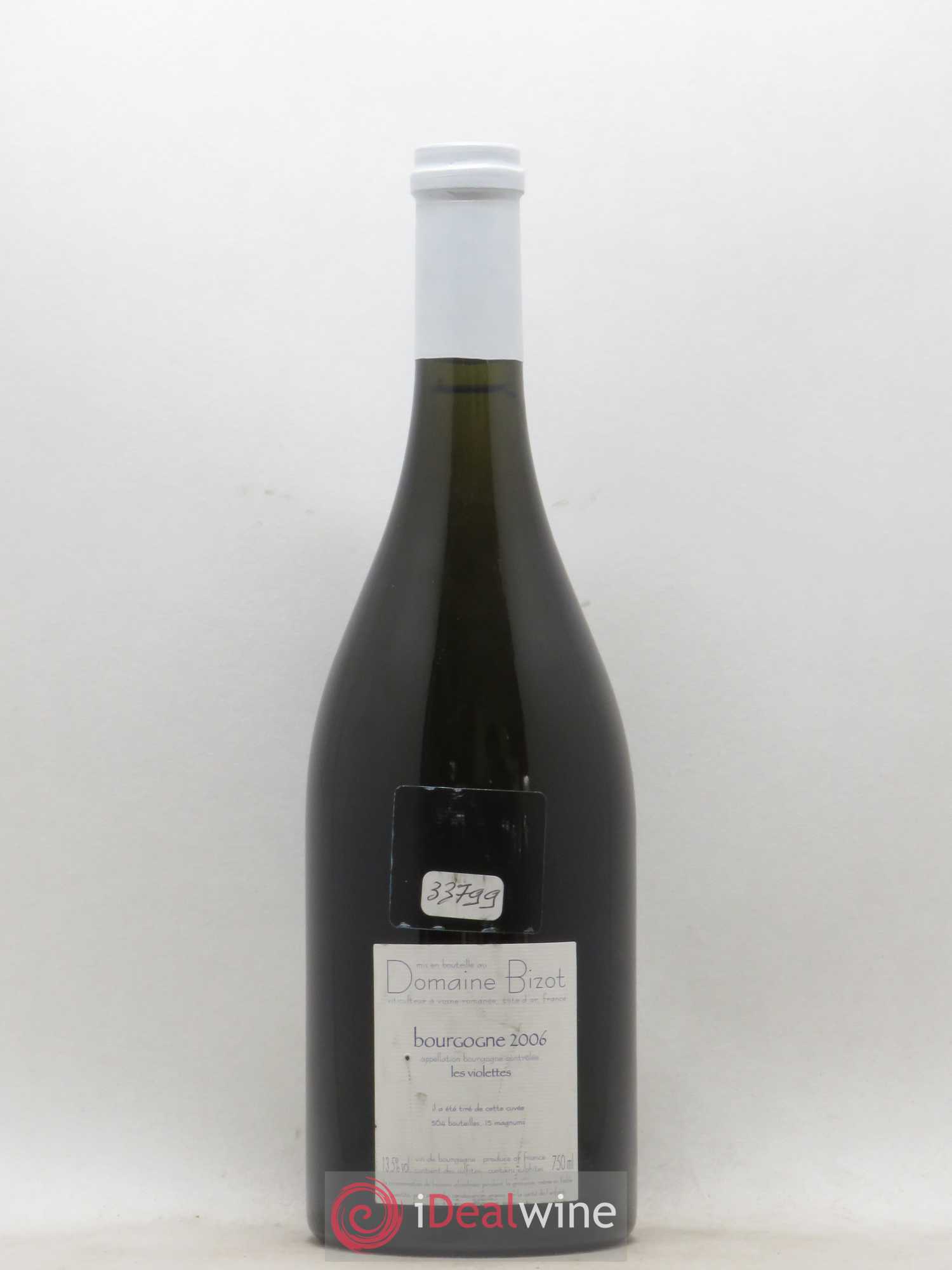 Bourgogne Les Violettes Bizot (Domaine) 2006 - Lot de 1 bouteille - 1