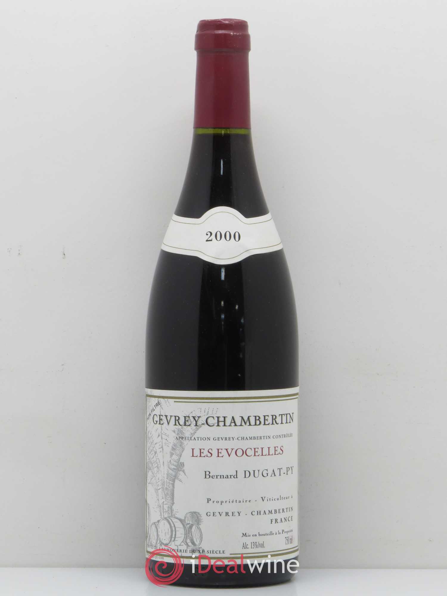 Gevrey-Chambertin Les Evocelles Vieilles Vignes Dugat-Py 2000 - Lot de 1 bouteille - 0