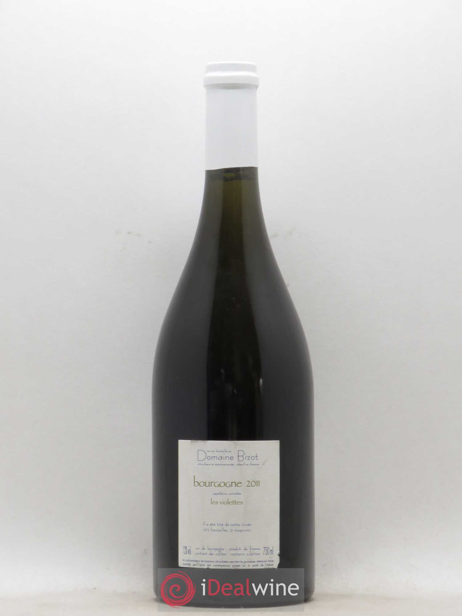 Bourgogne Les Violettes Bizot (Domaine) 2011 - Lot de 1 bouteille - 1
