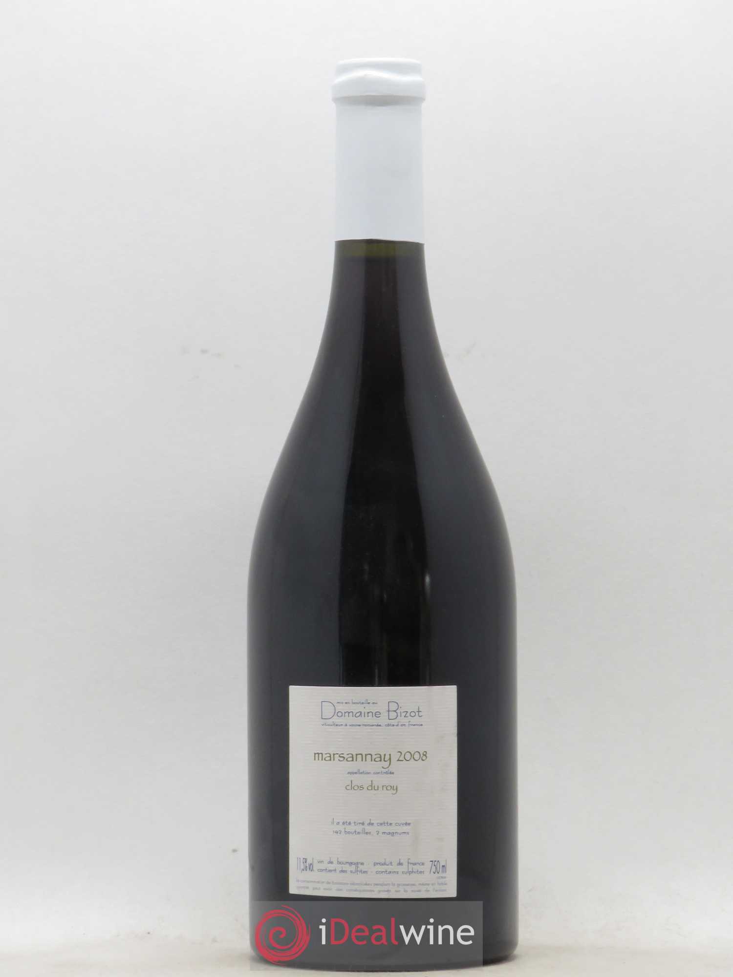Marsannay Clos du Roy Bizot (Domaine) 2008 - Lot de 1 bouteille - 1