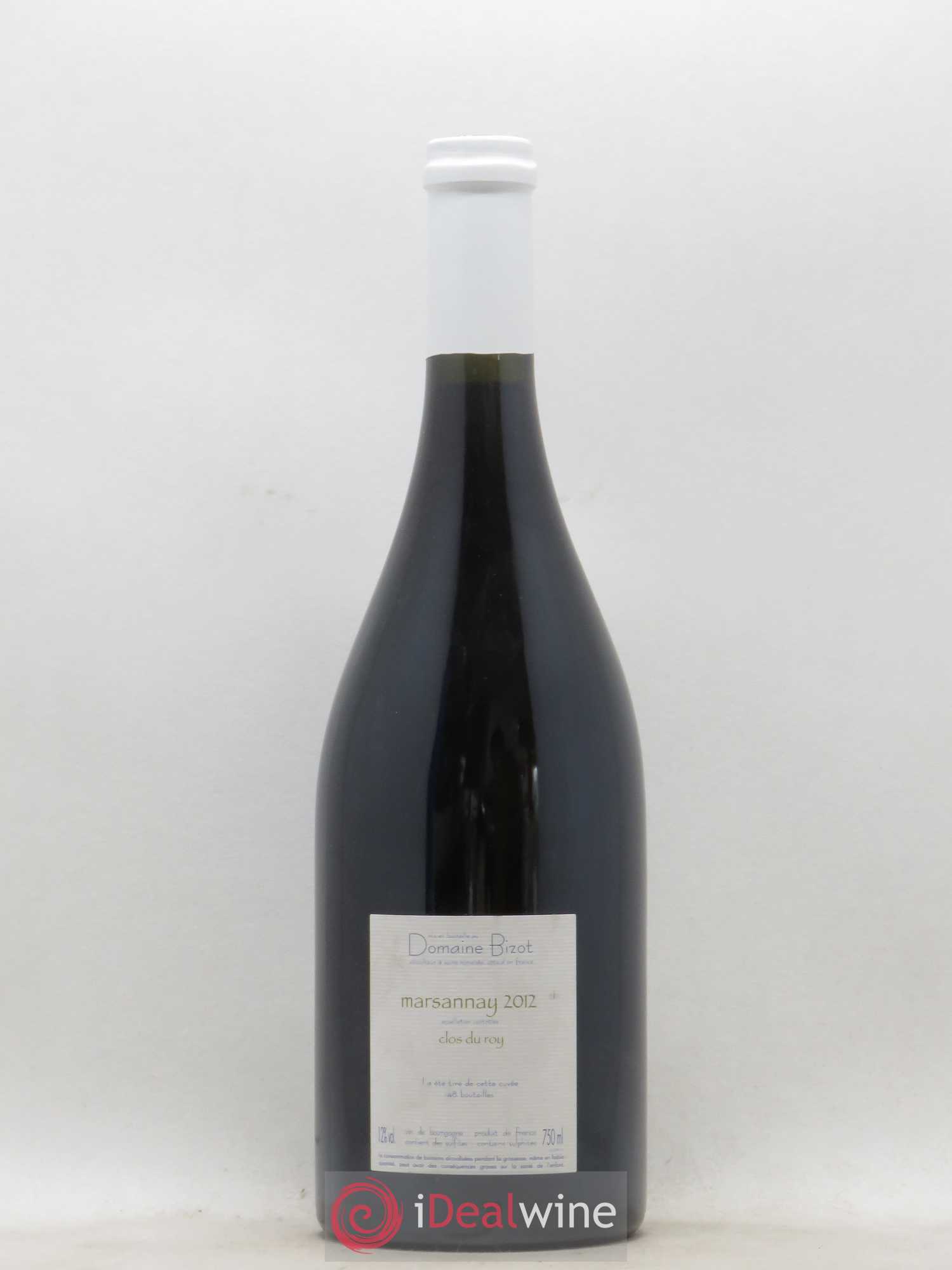 Marsannay Clos du Roy Bizot (Domaine) 2012 - Lot de 1 bouteille - 1