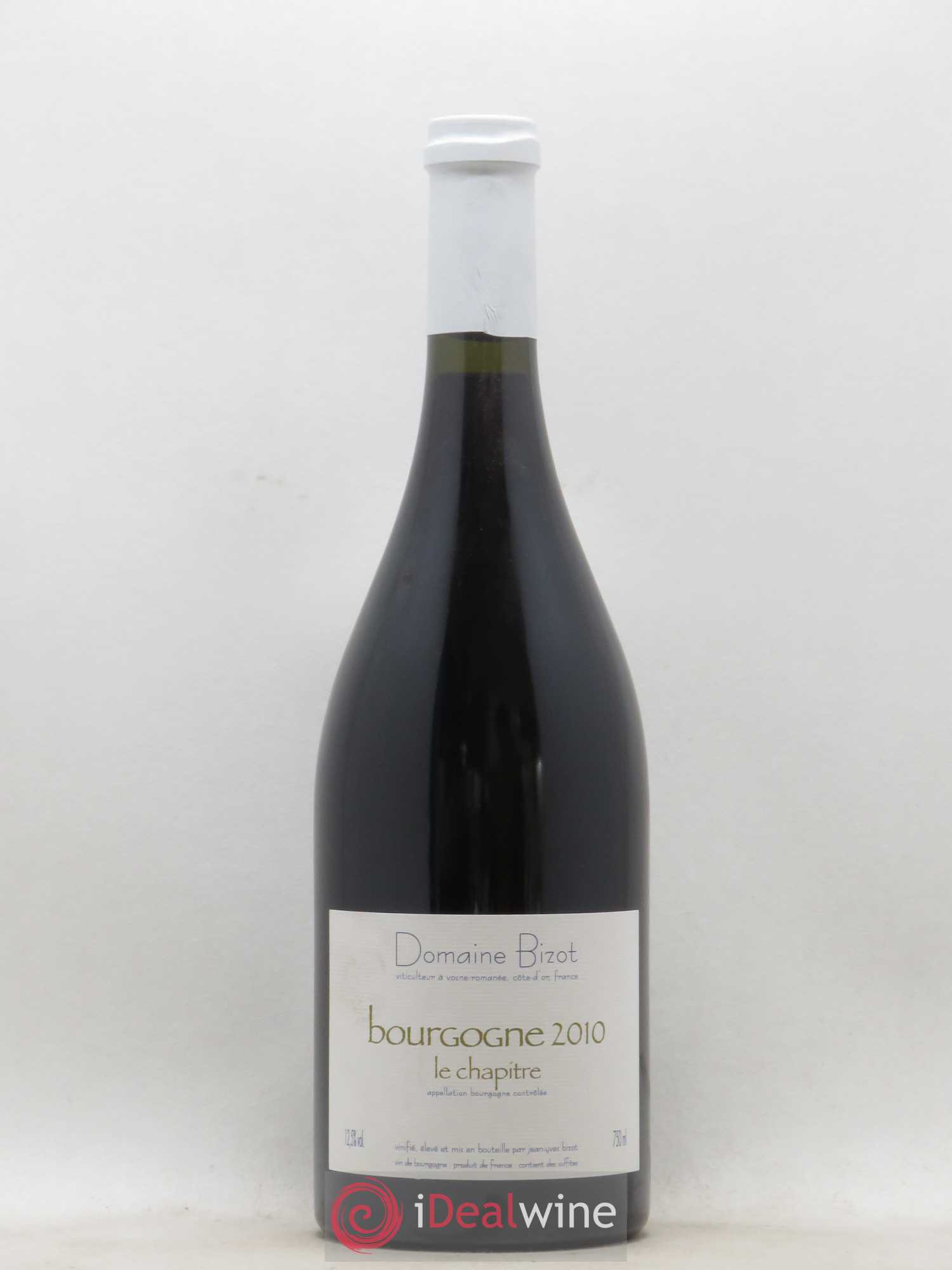 Bourgogne Le Chapitre Bizot (Domaine) 2010 - Lot de 1 bouteille - 0