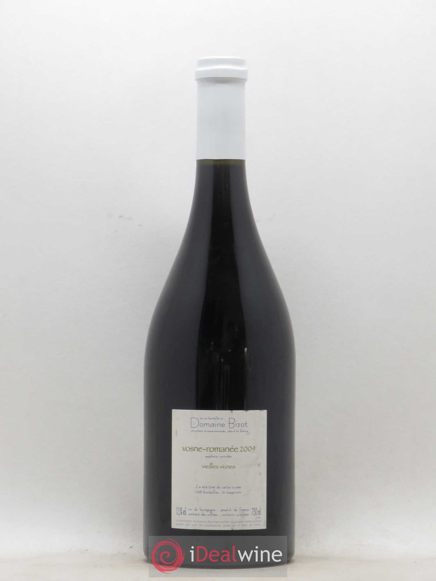 Vosne-Romanée Vieilles Vignes Bizot (Domaine) 2009 - Lot de 1 bouteille - 1