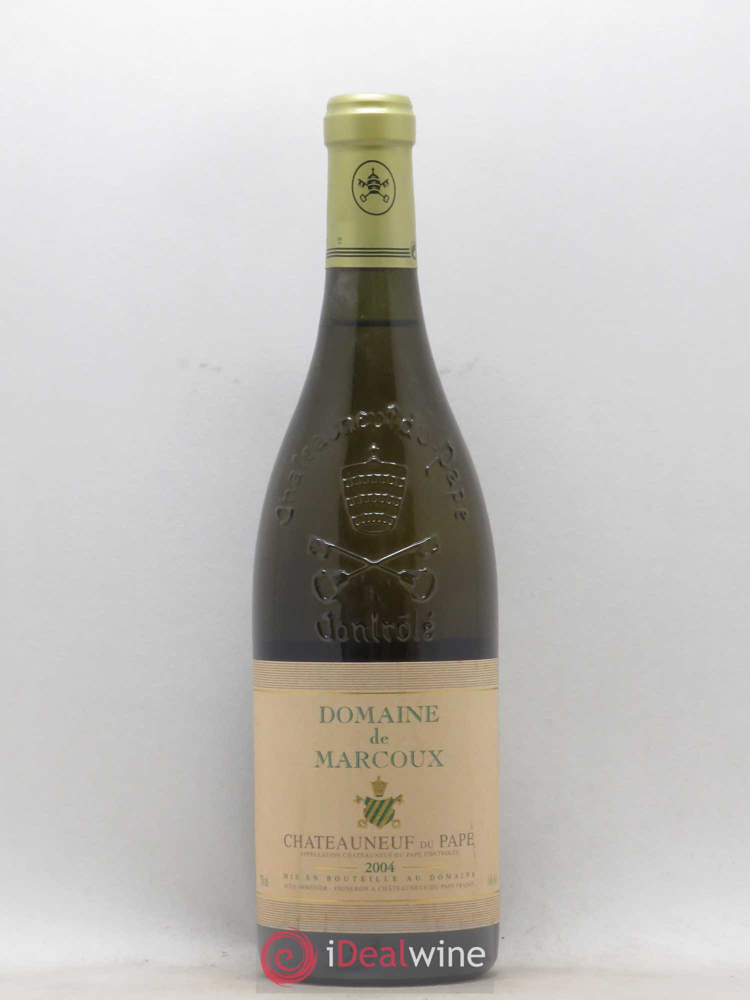 Châteauneuf-du-Pape Marcoux (Domaine de) 2004 - Lot de 1 bouteille - 0