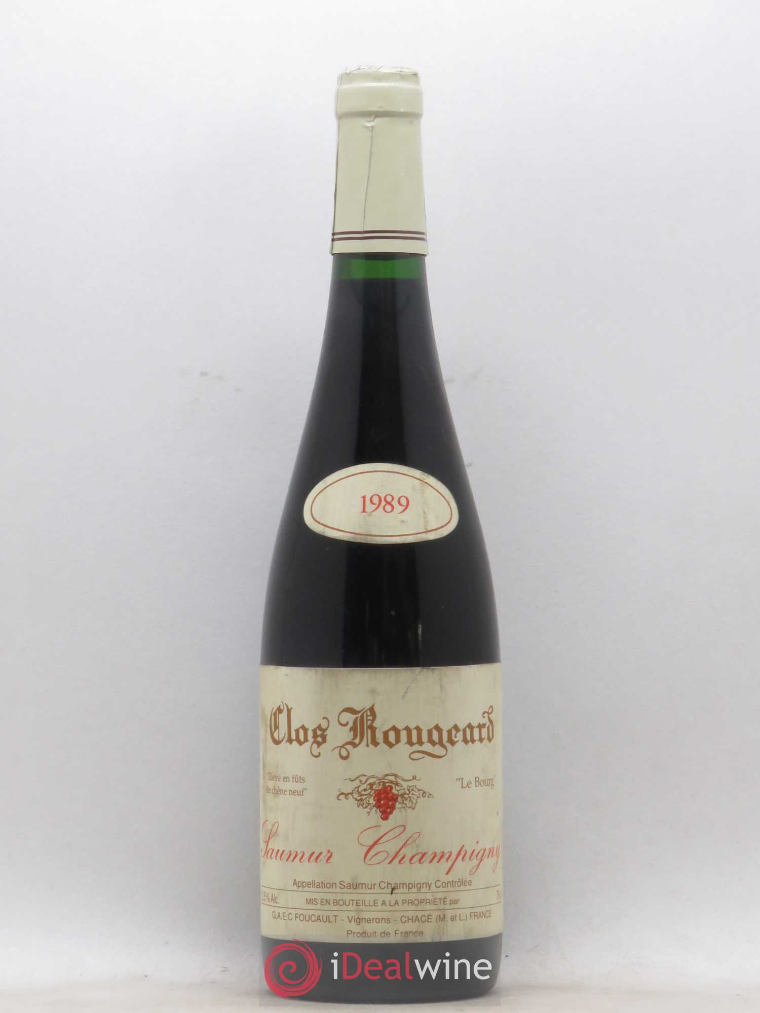 Saumur-Champigny Le Bourg Clos Rougeard 1989 - Lot de 1 bouteille - 0