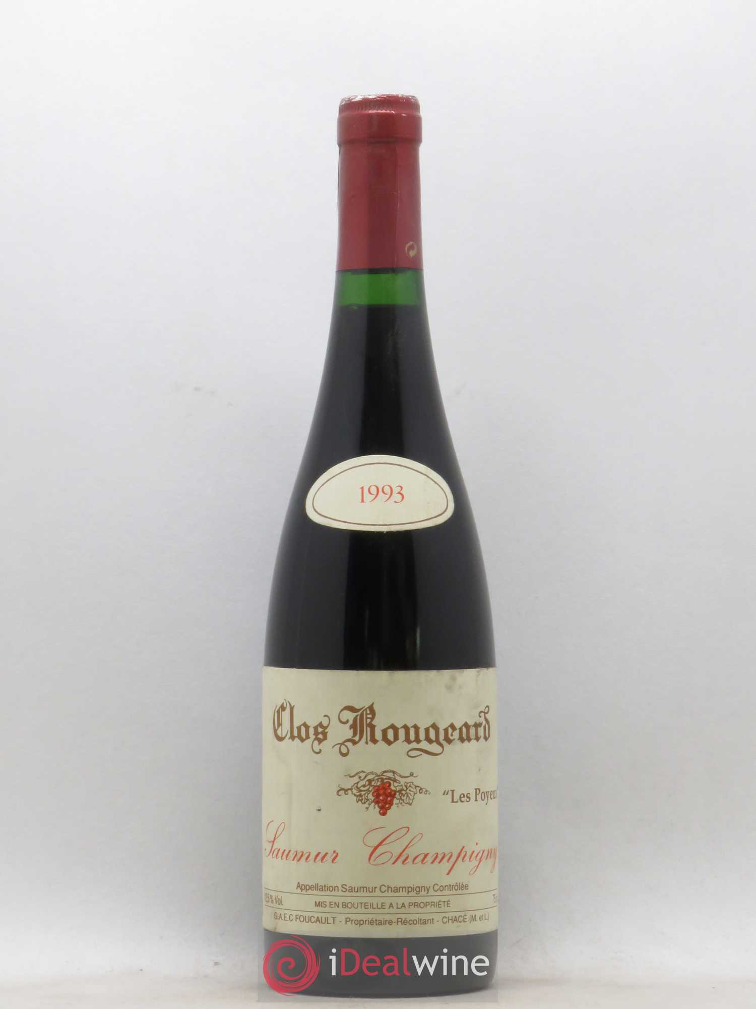 Saumur-Champigny Les Poyeux Clos Rougeard 1993 - Lot de 1 bouteille - 0