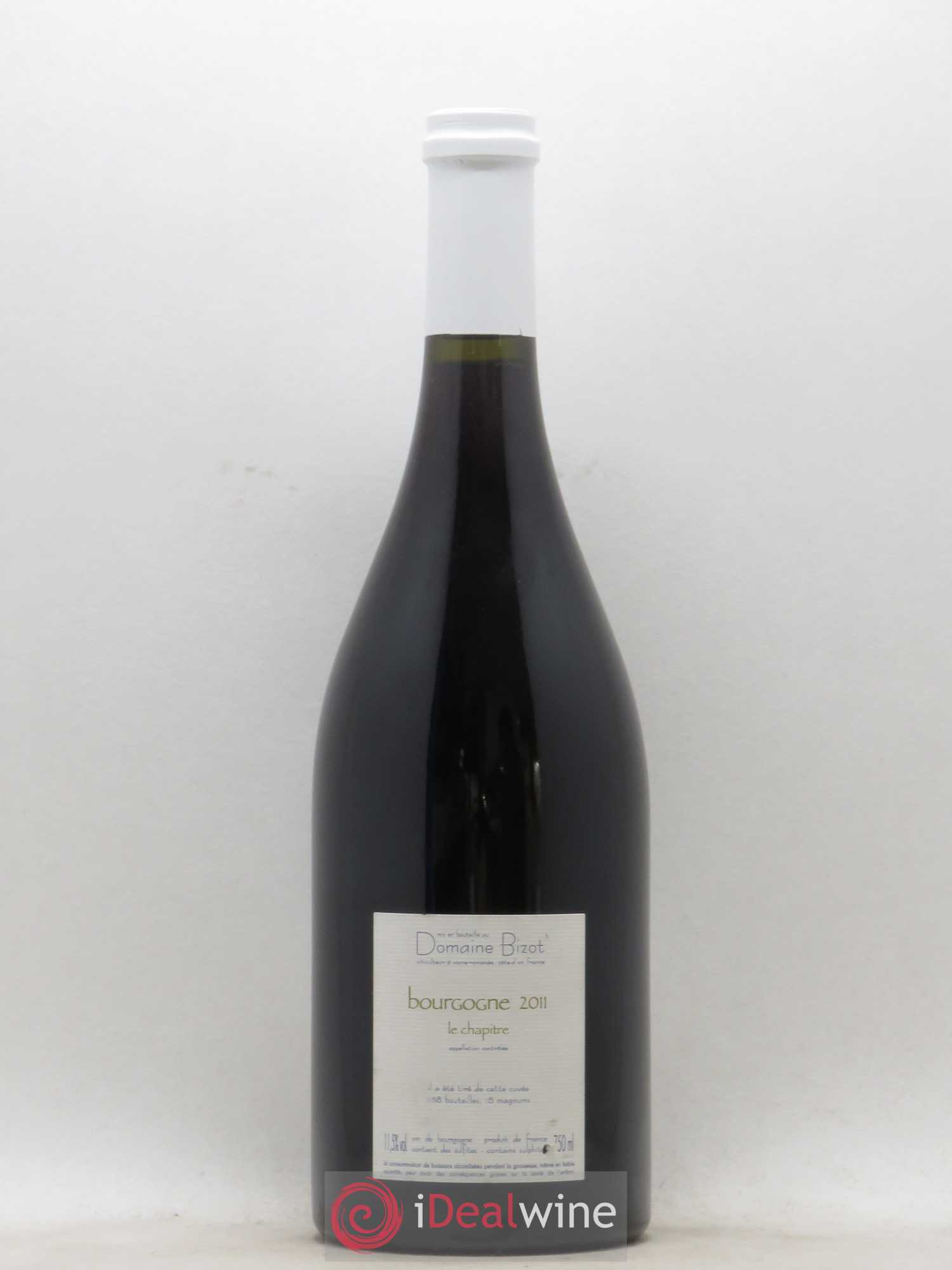 Bourgogne Le Chapitre Bizot (Domaine) 2011 - Lot de 1 bouteille - 1