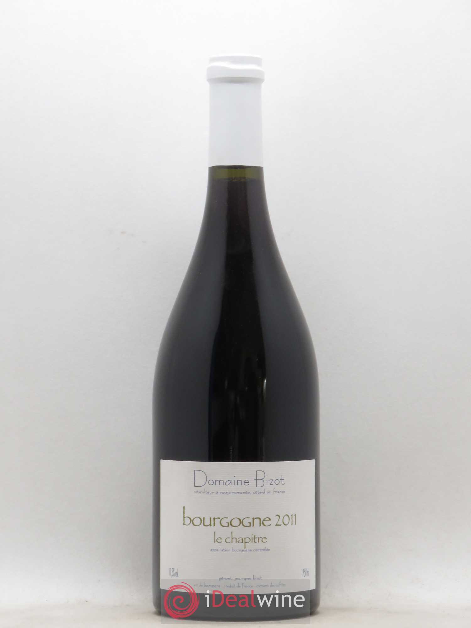 Bourgogne Le Chapitre Bizot (Domaine) 2011 - Lot de 1 bouteille - 0