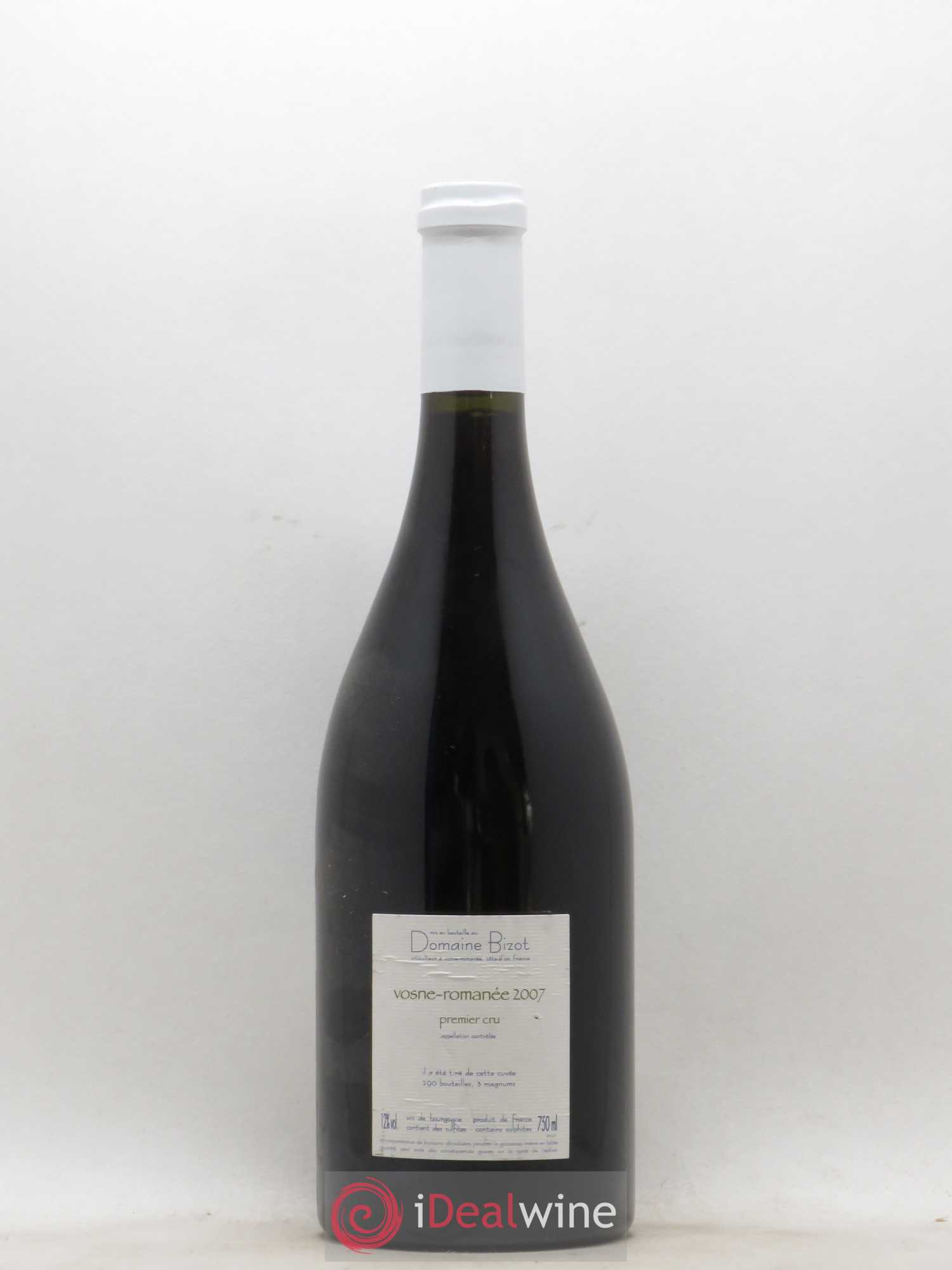 Vosne-Romanée 1er Cru Bizot (Domaine) 2007 - Lot de 1 bouteille - 1