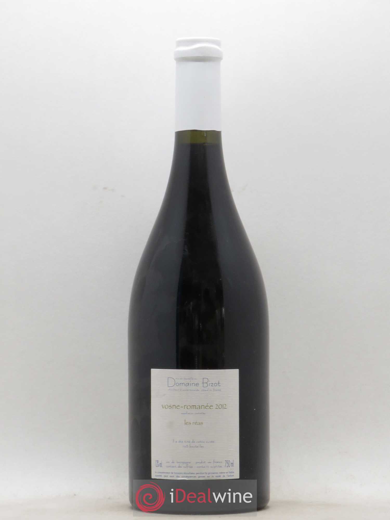 Vosne-Romanée Les Réas Bizot (Domaine) 2012 - Lot de 1 bouteille - 1