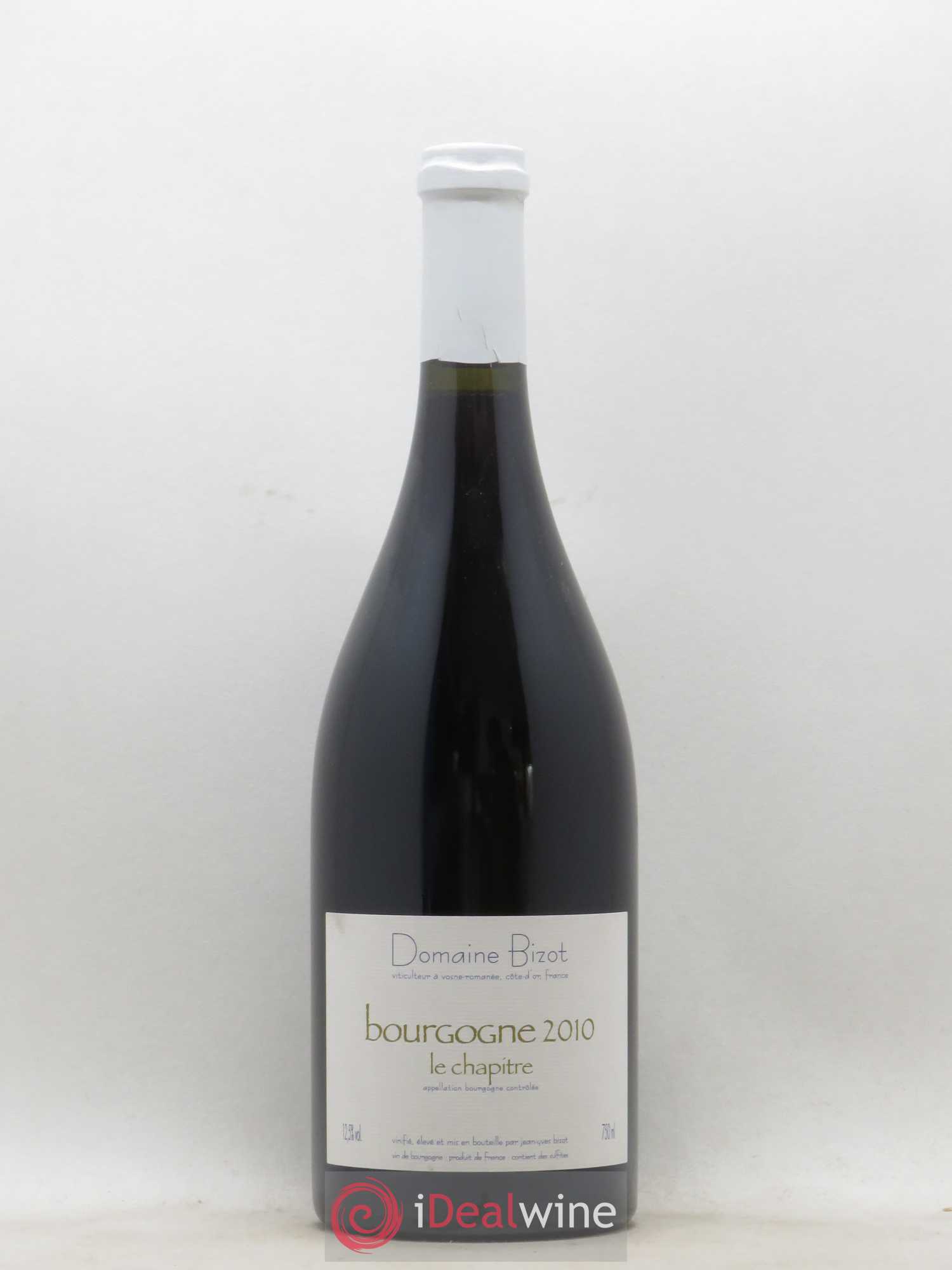 Bourgogne Le Chapitre Bizot (Domaine) 2010 - Lot de 1 bouteille - 0