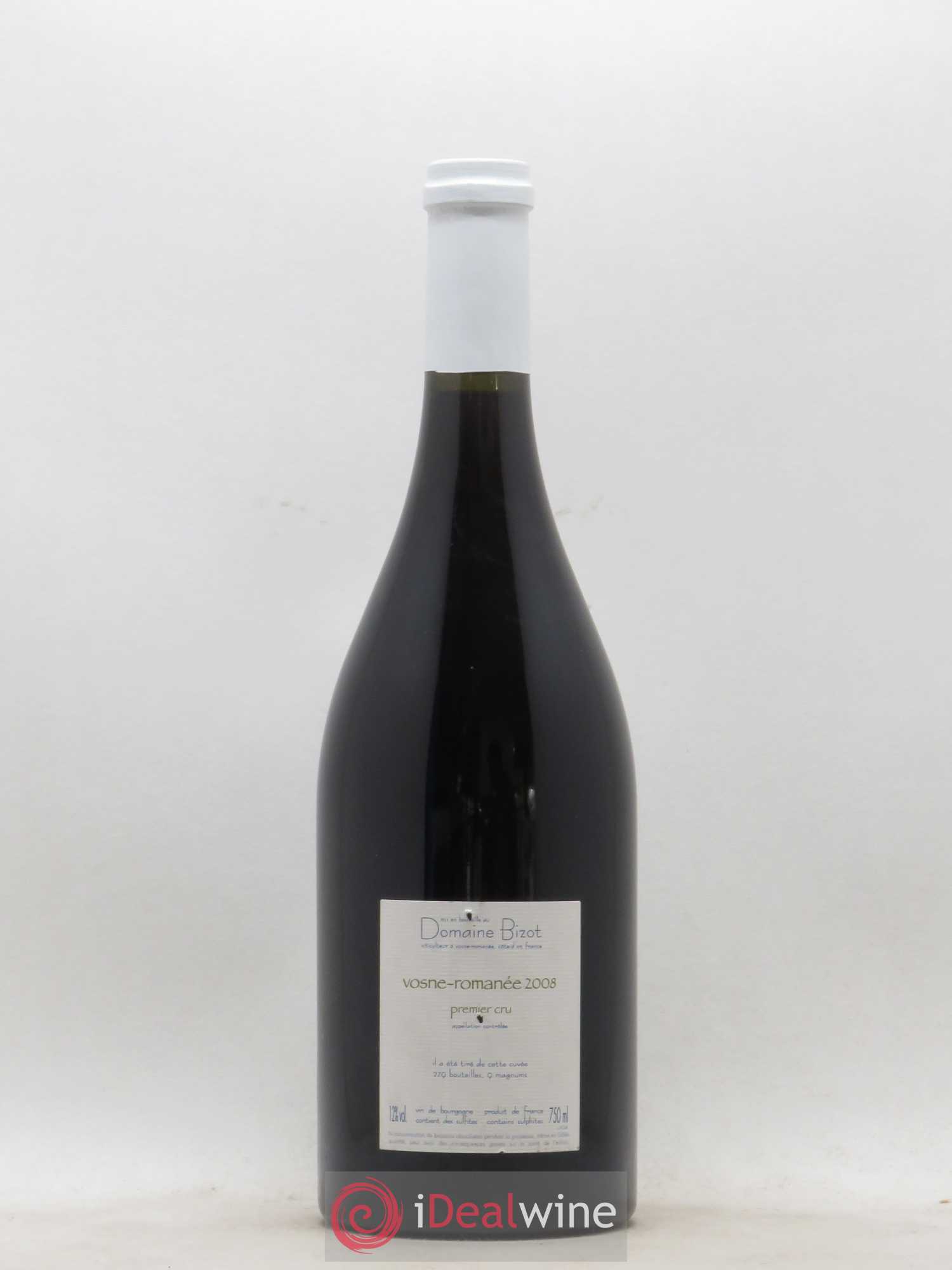 Vosne-Romanée 1er Cru Bizot (Domaine) 2008 - Lot de 1 bouteille - 1