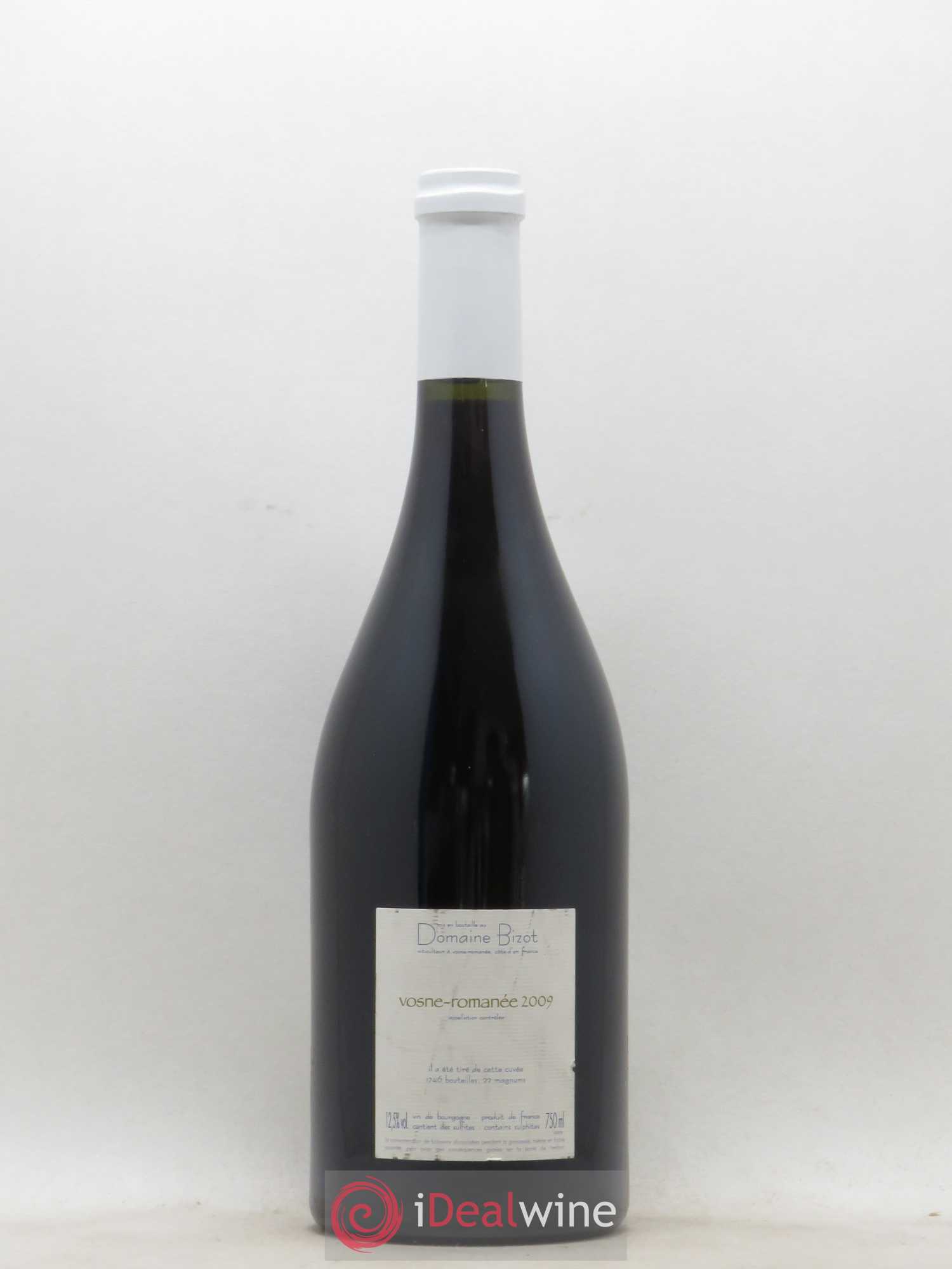 Vosne-Romanée Bizot (Domaine) 2009 - Lot de 1 bouteille - 1