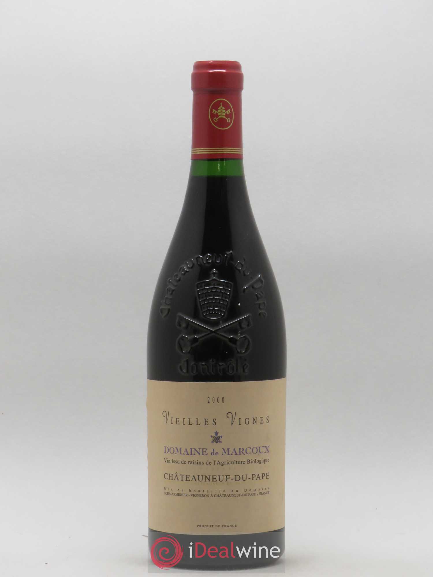 Châteauneuf-du-Pape Vieilles Vignes Marcoux (Domaine de) 2000 - Lot de 1 bouteille - 0