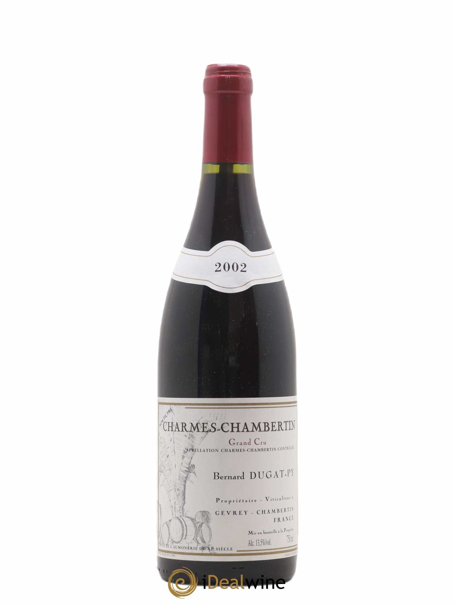 Charmes-Chambertin Grand Cru Dugat-Py 2002 - Lot de 1 bouteille - 0