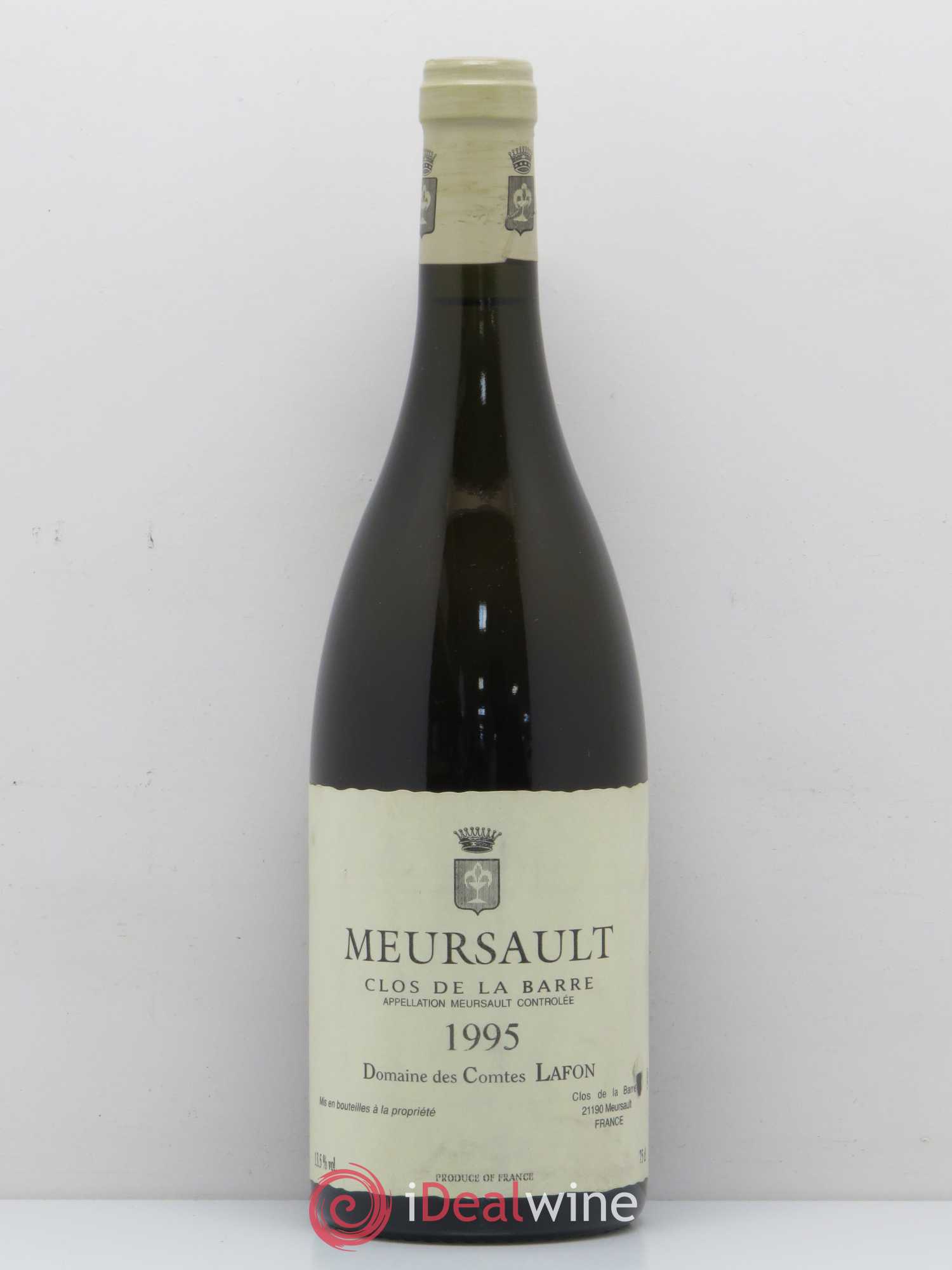 Meursault Clos de la Barre Comtes Lafon (Domaine des) 1995 - Lot de 1 bouteille - 0