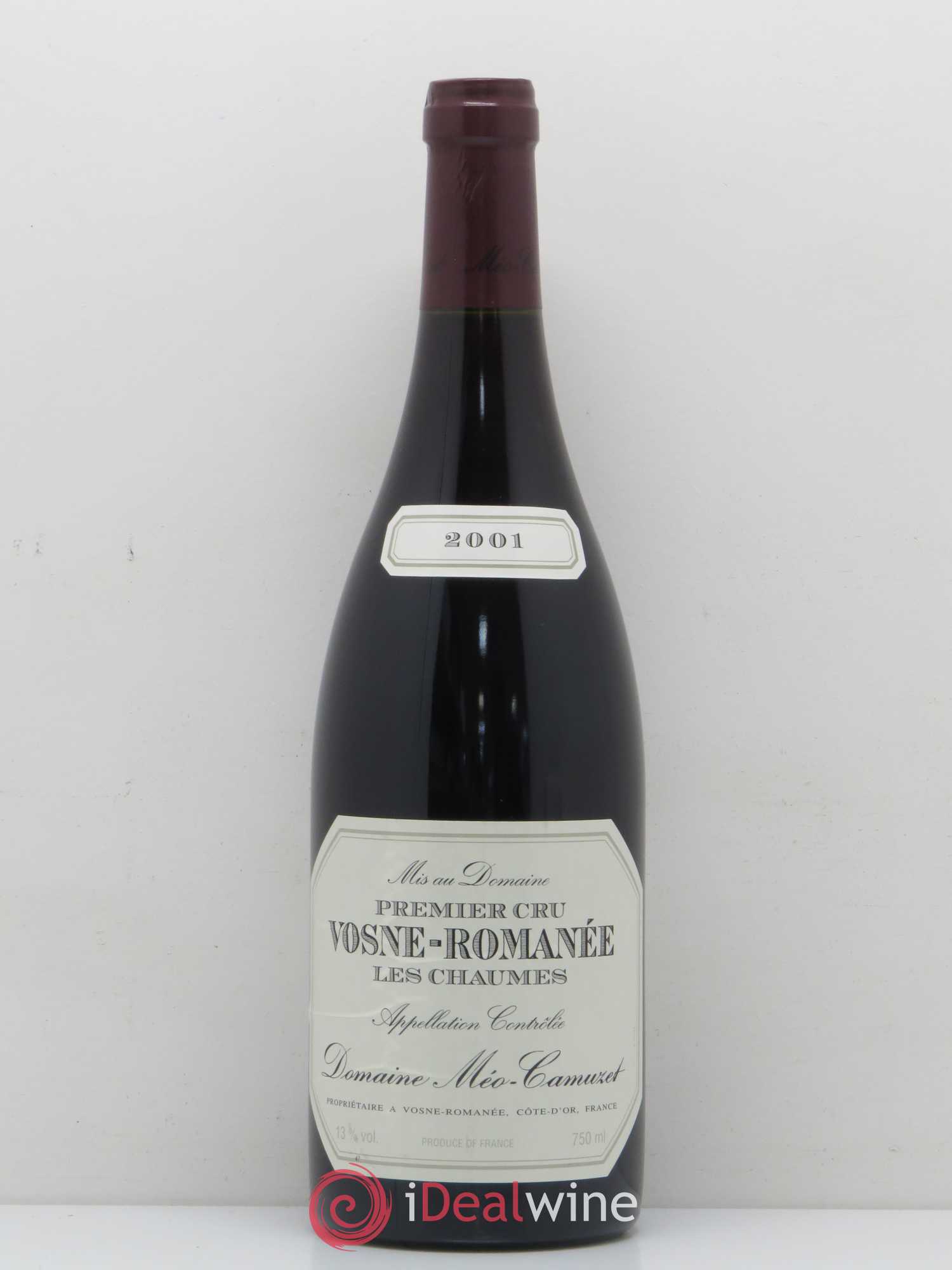 Vosne-Romanée 1er Cru Les Chaumes Méo-Camuzet (Domaine) 2001 - Lot de 1 bouteille - 0