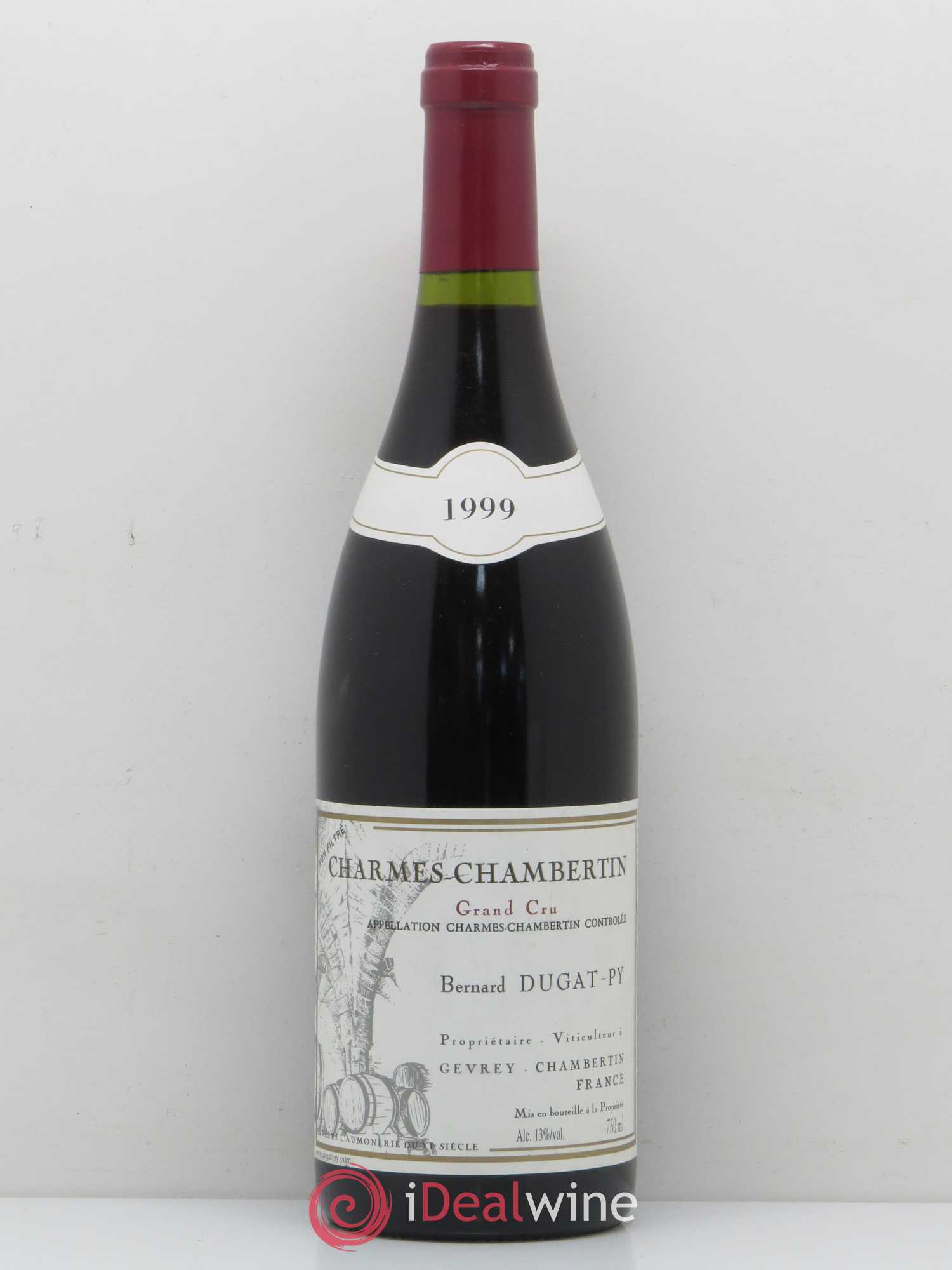 Charmes-Chambertin Grand Cru Dugat-Py 1999 - Lot de 1 bouteille - 0
