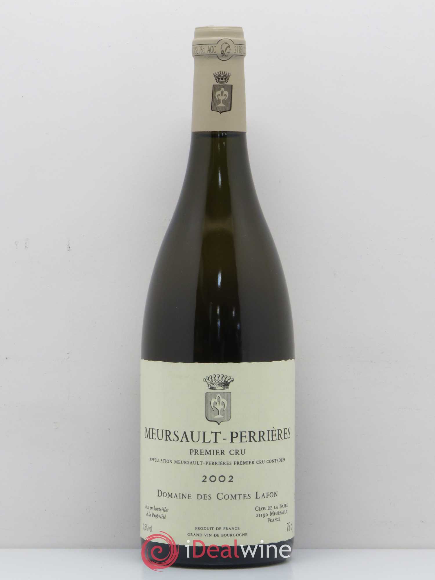 Meursault 1er Cru Perrières Comtes Lafon (Domaine des) 2002 - Lot de 1 bouteille - 0