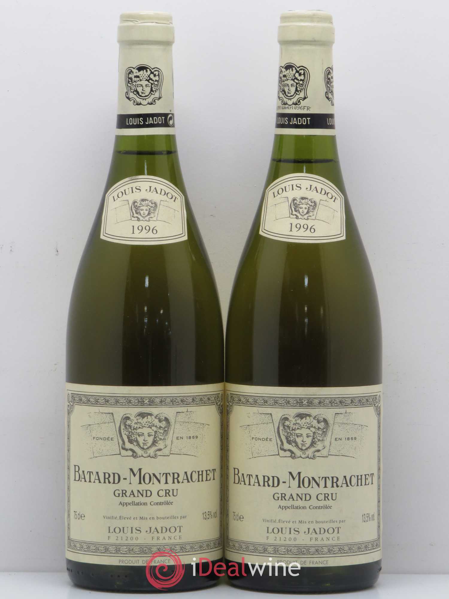 Bâtard-Montrachet Grand Cru Maison Louis Jadot 1996 - Lot de 2 bouteilles - 0