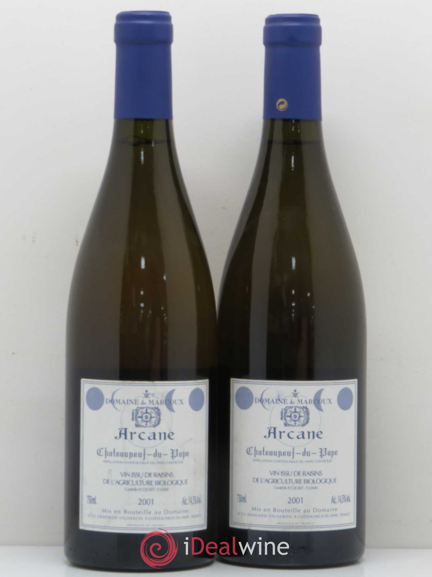 Châteauneuf-du-Pape Arcane Domaine Marcoux 2001 - Posten von 2 Flaschen - 1