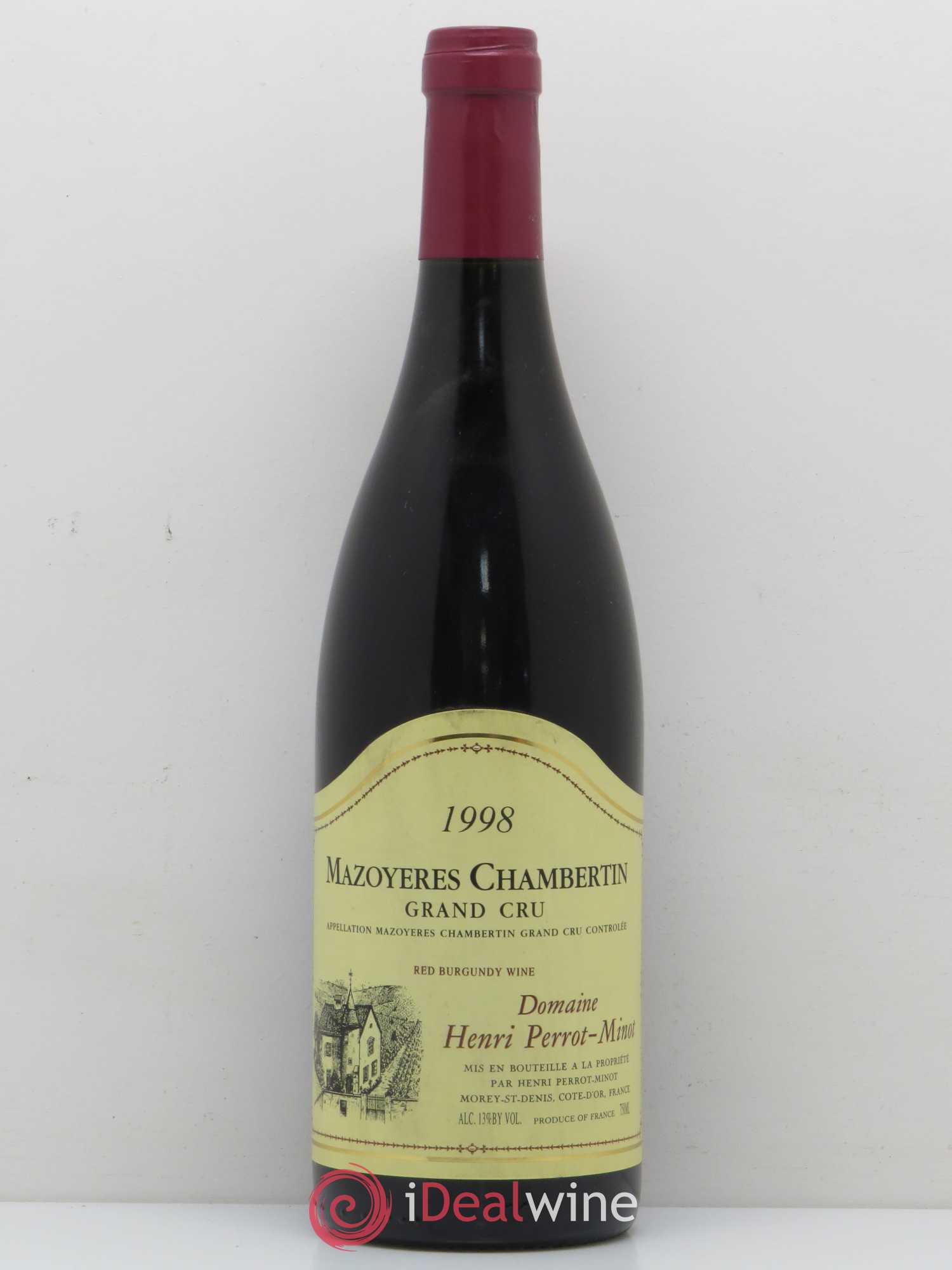 Mazoyères-Chambertin Grand Cru Vieilles Vignes Perrot-Minot 1998 - Lot de 1 bouteille - 0