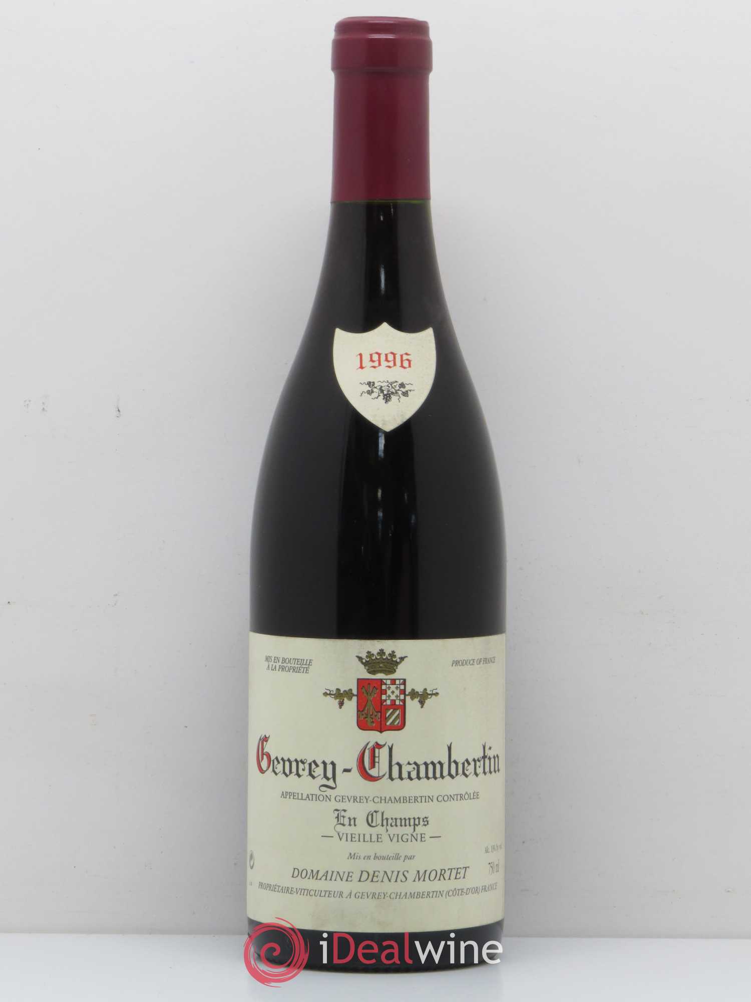 Gevrey-Chambertin En Champs Vieille Vigne Denis Mortet (Domaine) Vieilles vignes 1996 - Lot de 1 bouteille - 0