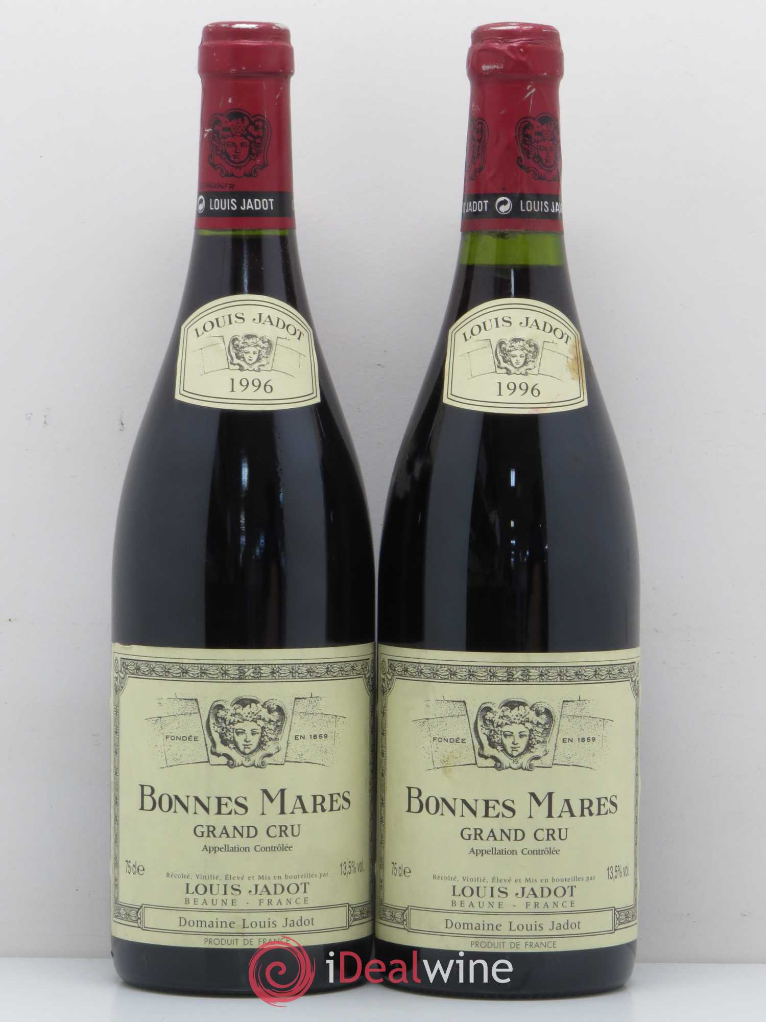 Bonnes-Mares Grand Cru Domaine Louis Jadot 1996 - Lot de 2 bouteilles - 0