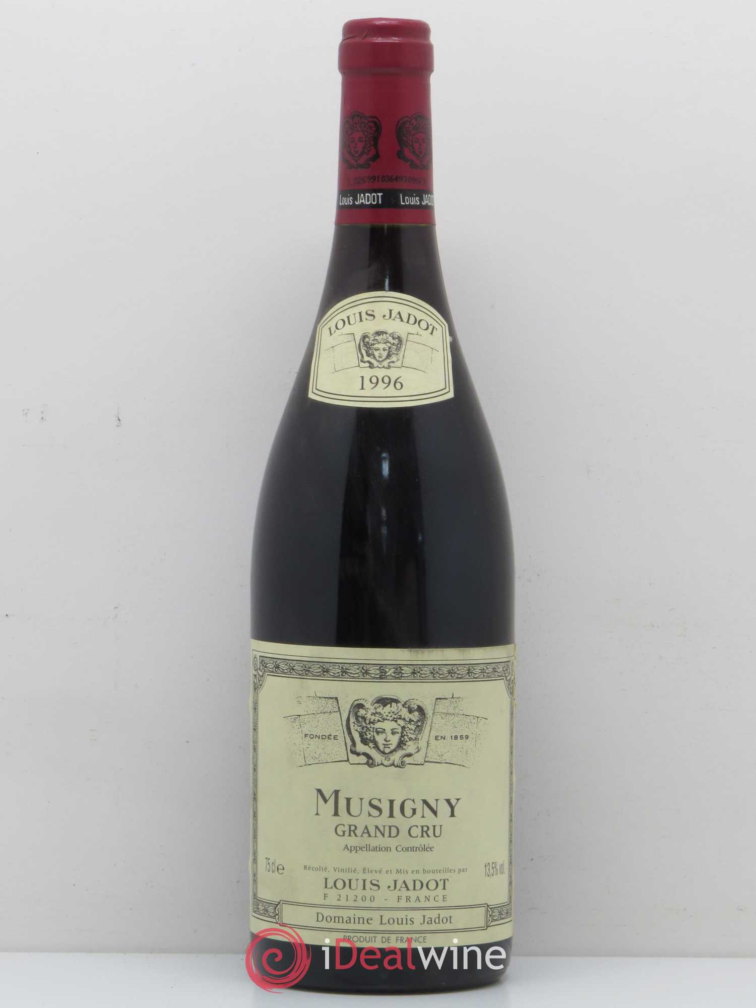 Musigny Grand Cru Louis Jadot (Domaine) 1996 - Lot de 1 bouteille - 0