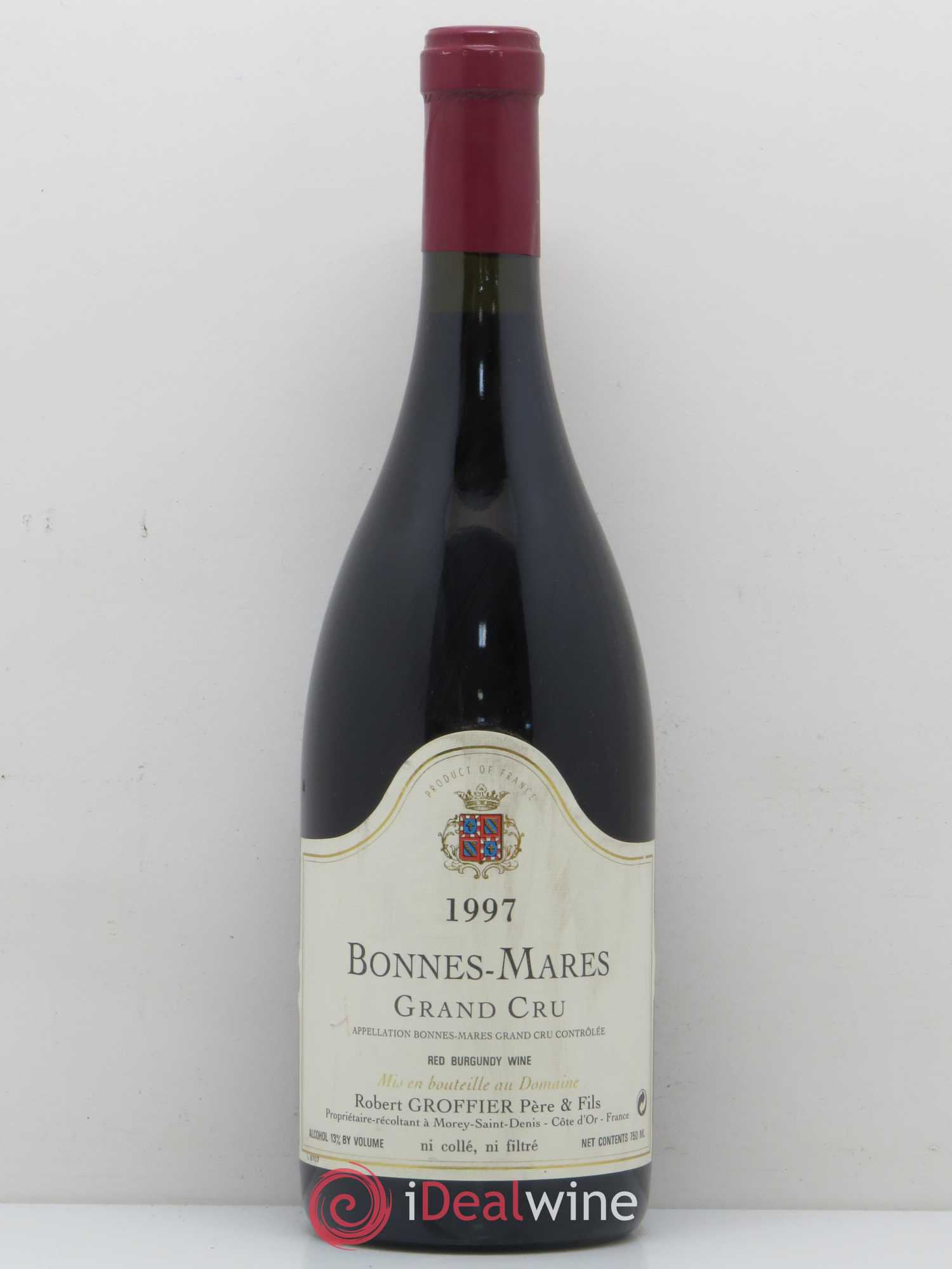 Bonnes-Mares Grand Cru Robert Groffier Père & Fils (Domaine) 1997 - Lot de 1 bouteille - 0