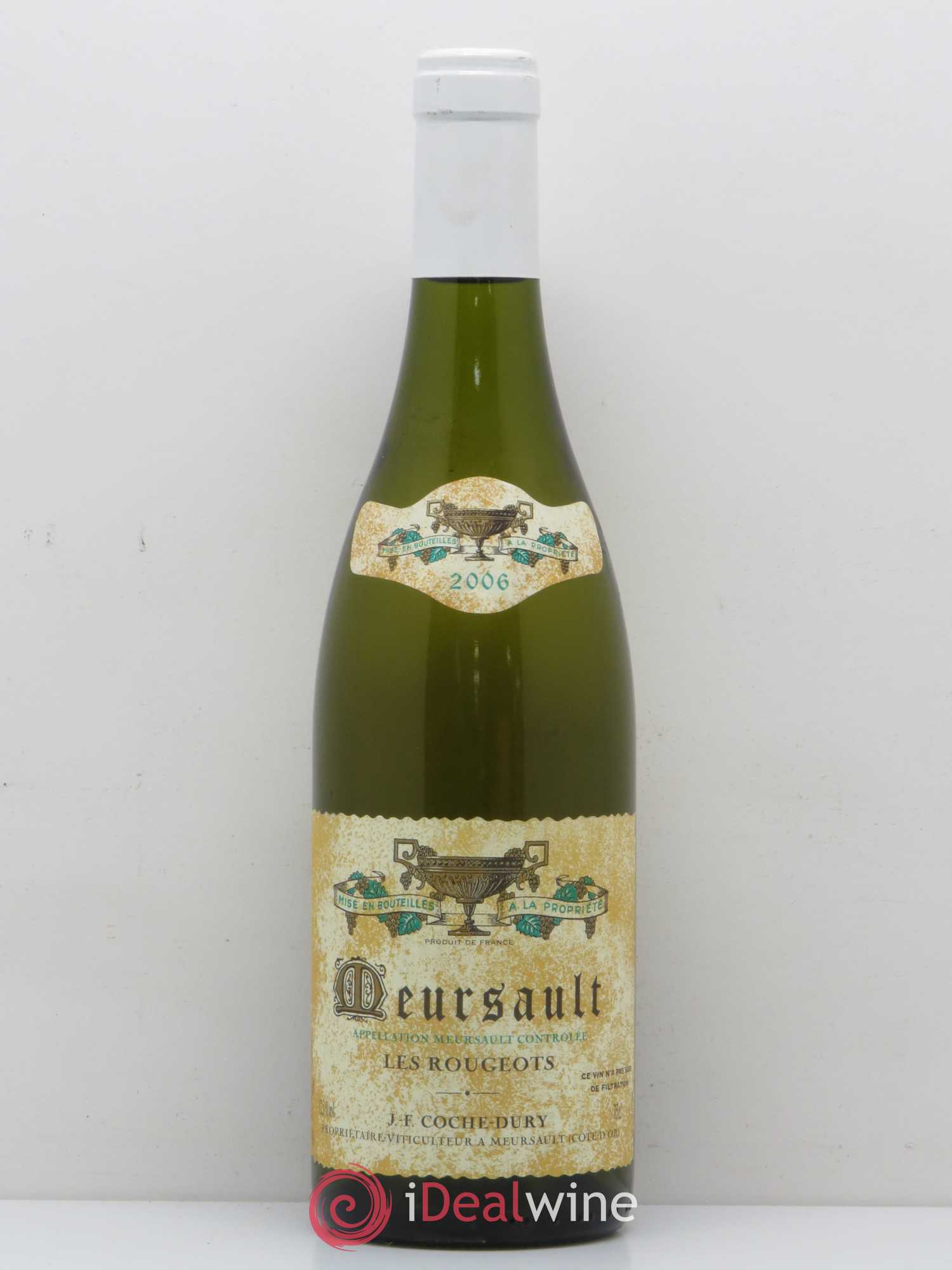 Meursault Les Rougeots Coche Dury (Domaine) 2006 - Lot de 1 bouteille - 0