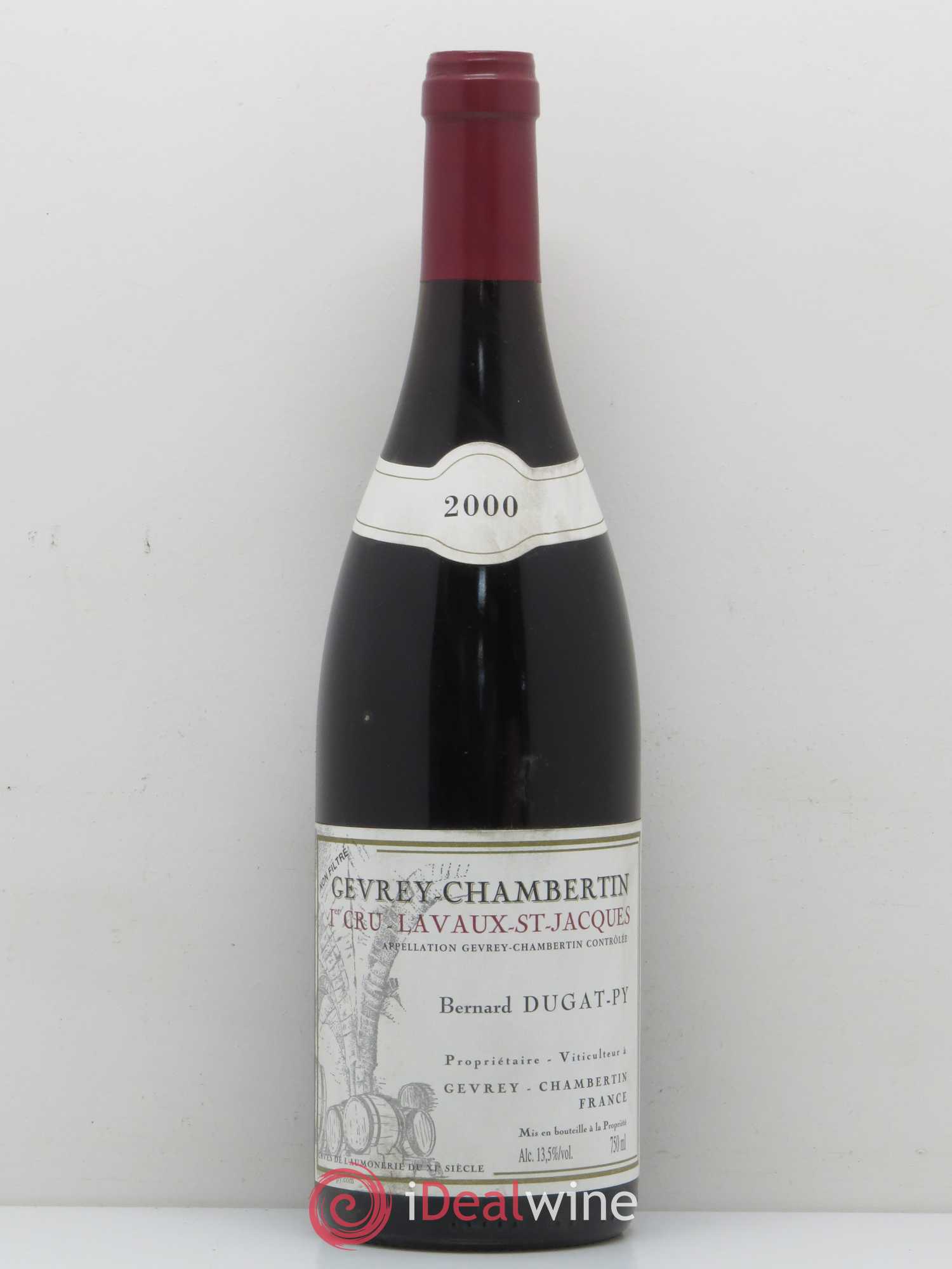 Gevrey-Chambertin 1er Cru Lavaux Saint Jacques Dugat-Py 2000 - Lot de 1 bouteille - 0