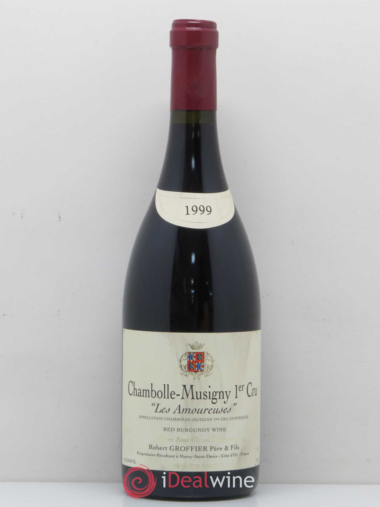 Chambolle-Musigny 1er Cru Les Amoureuses Robert Groffier Père & Fils (Domaine) 1999 - Lot de 1 bouteille - 0