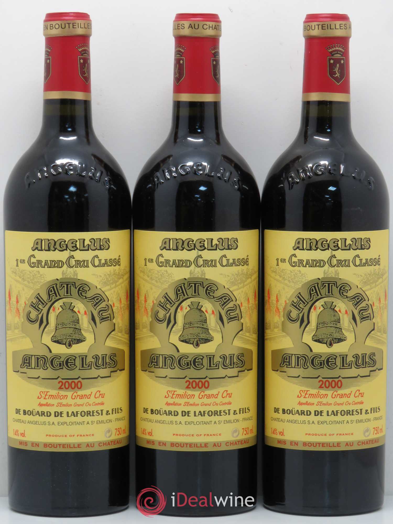 Château Angélus 1er Grand Cru Classé A 2000 - Lot de 6 bouteilles - 2
