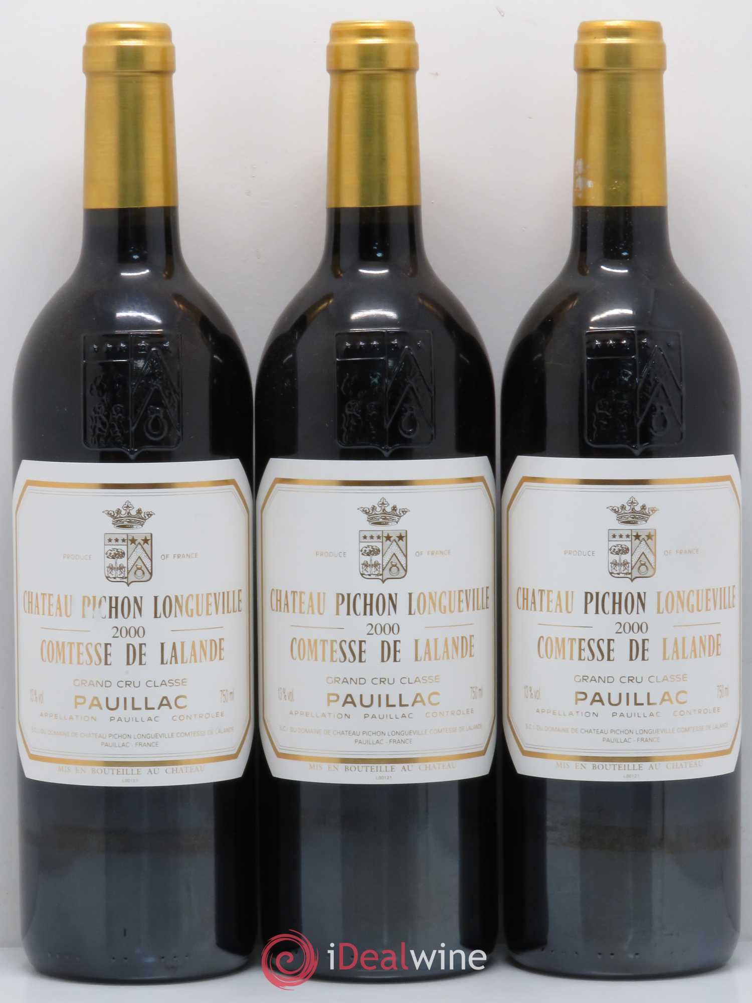 Château Pichon Longueville Comtesse de Lalande 2ème Grand Cru Classé 2000 - Lot de 6 bouteilles - 3
