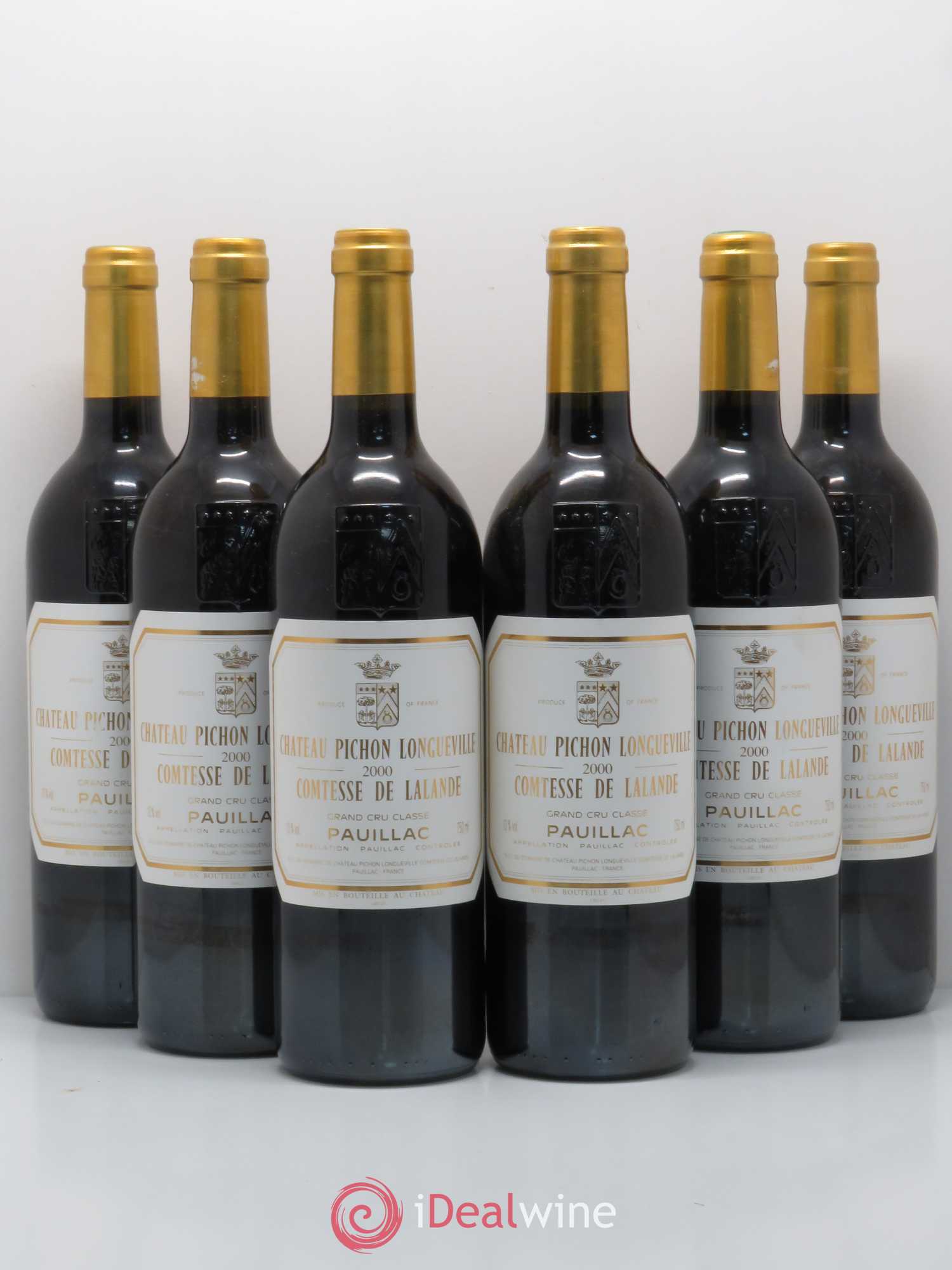 Château Pichon Longueville Comtesse de Lalande 2ème Grand Cru Classé 2000 - Lot de 6 bouteilles - 0