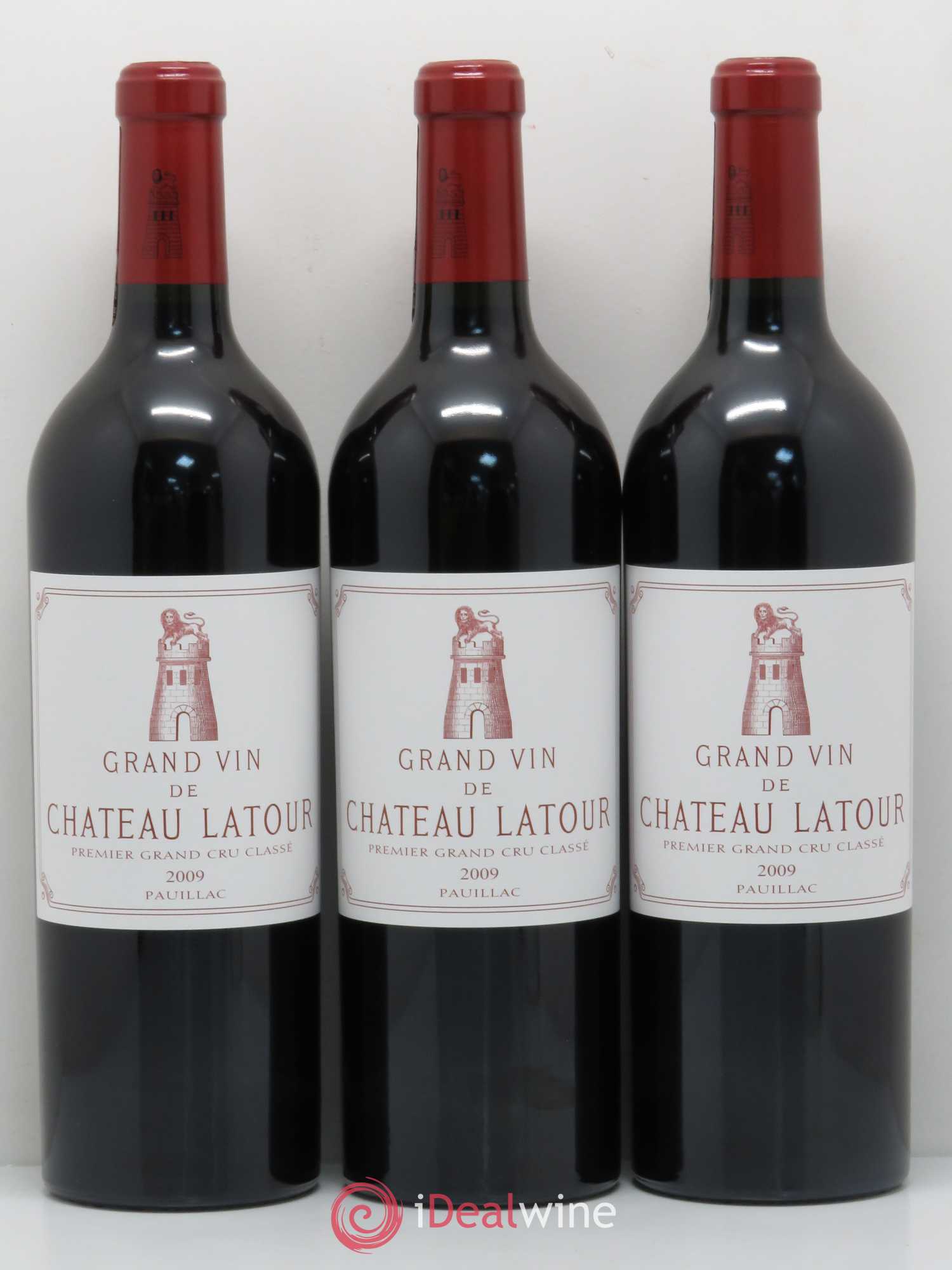 Château Latour 1er Grand Cru Classé 2009 - Lot de 3 bouteilles - 0
