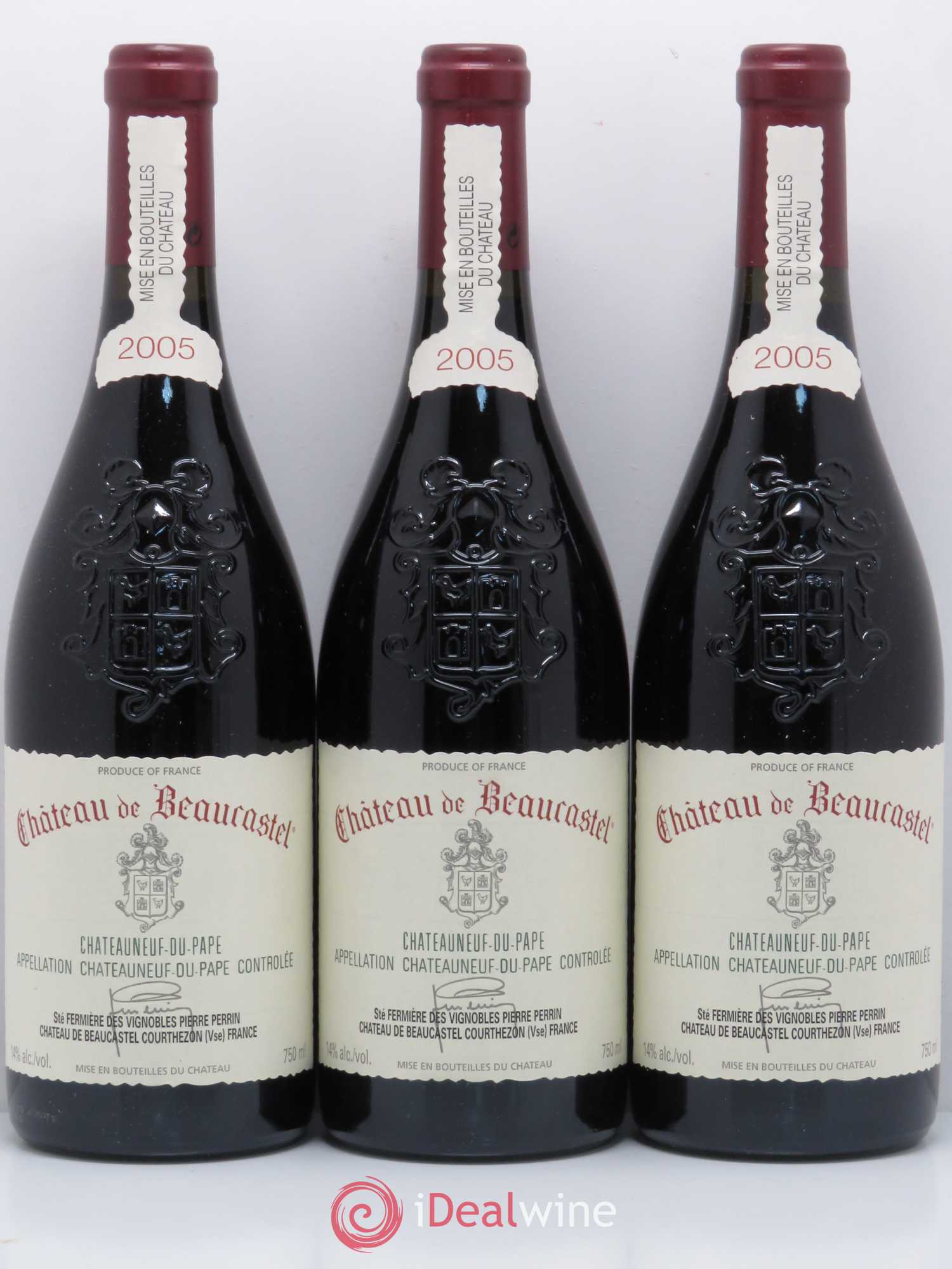 Châteauneuf-du-Pape Château de Beaucastel Famille Perrin 2005 - Lot de 6 bouteilles - 2
