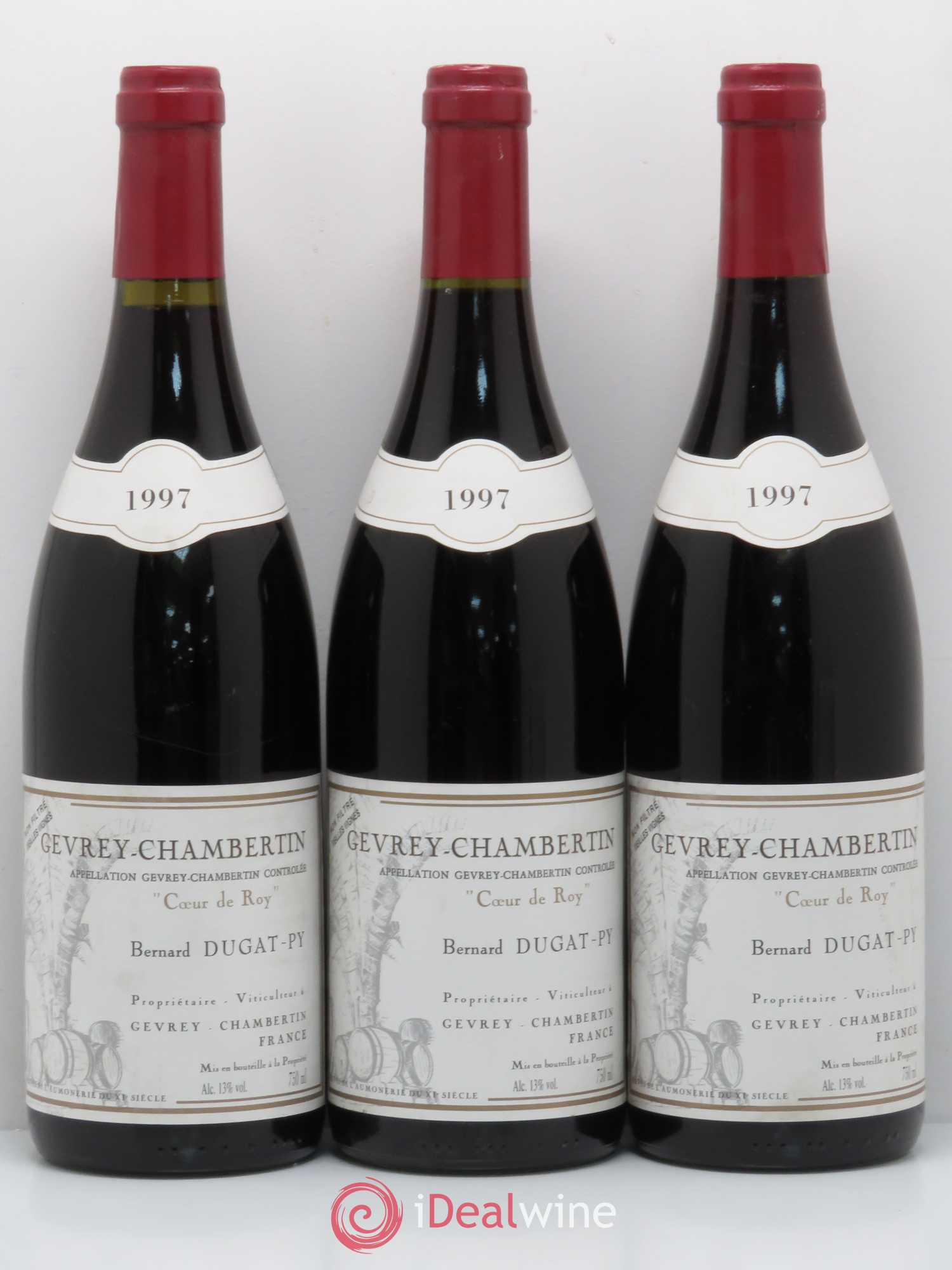 Gevrey-Chambertin Coeur de Roy Très Vieilles Vignes Dugat-Py 1997 - Lot de 6 bouteilles - 2