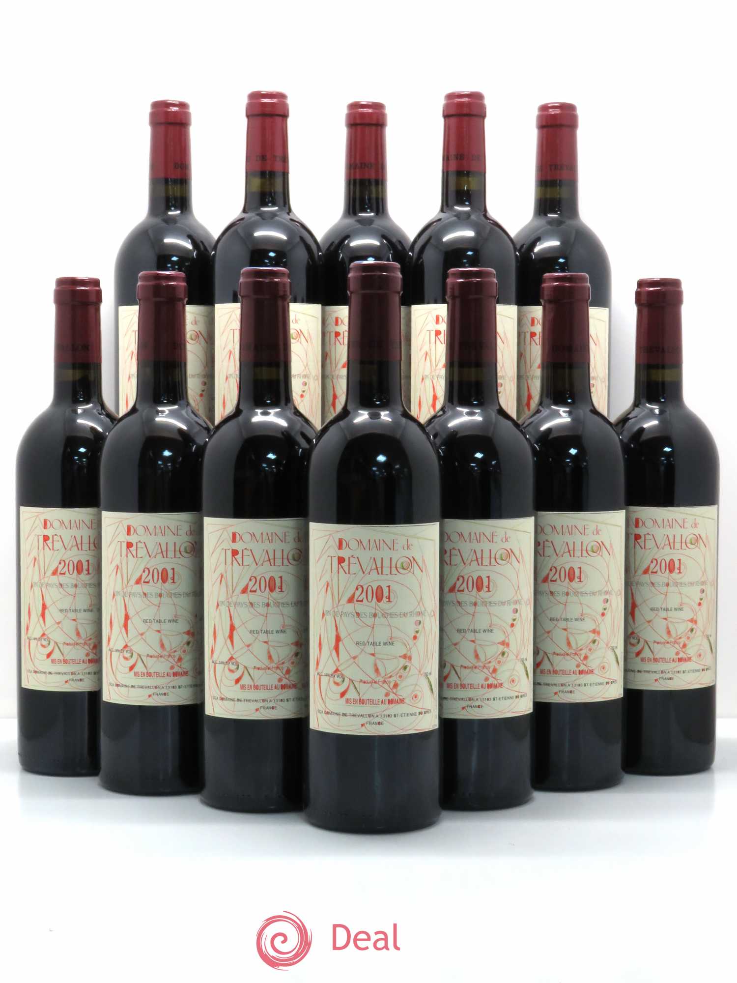 Coteaux d'Aix-en-Provence Trévallon (Domaine de) Eloi Dürrbach 2001 - Lot de 12 bouteilles - 0
