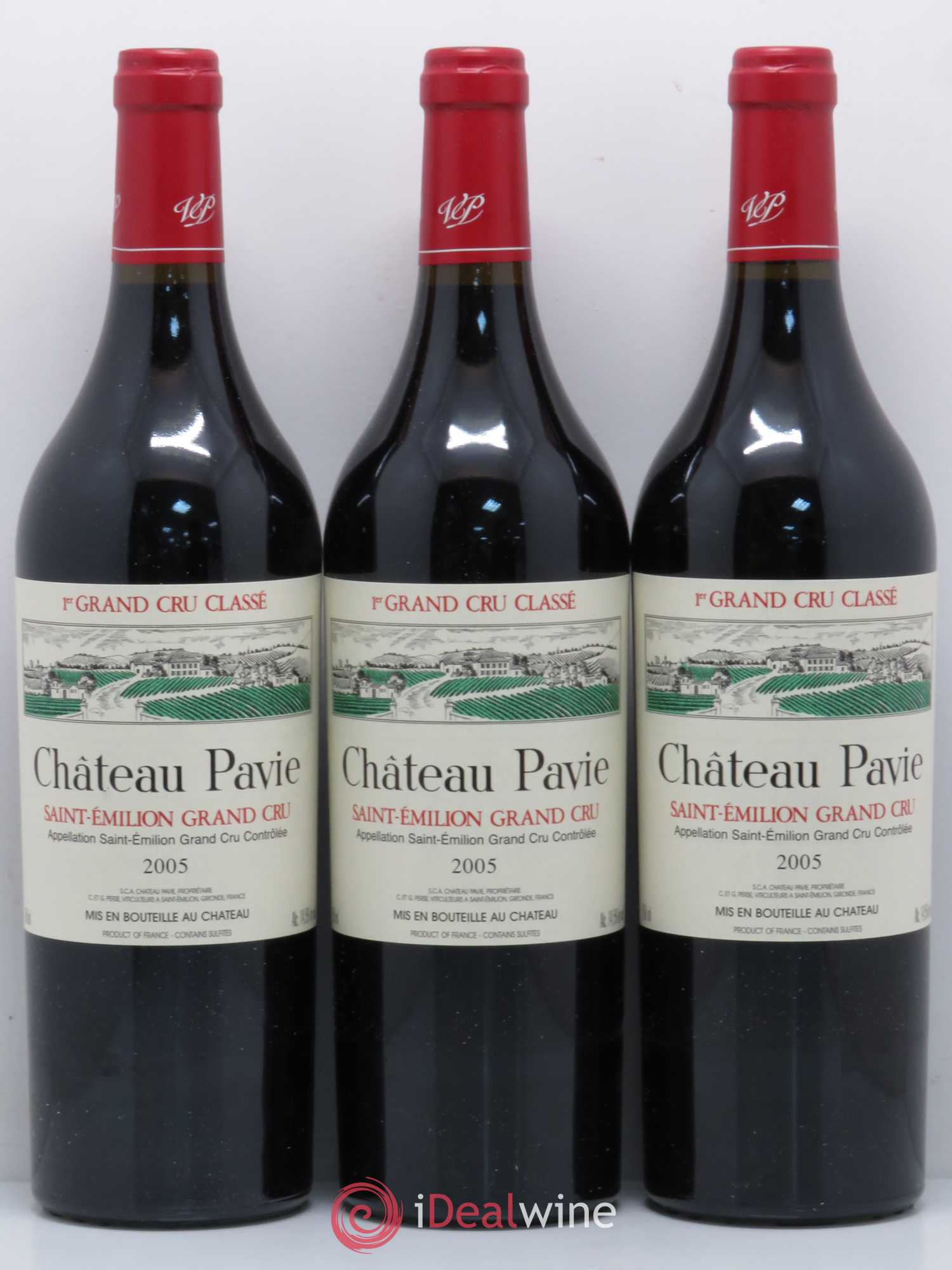 Château Pavie 1er Grand Cru Classé A 2005 - Lot de 12 bouteilles - 2