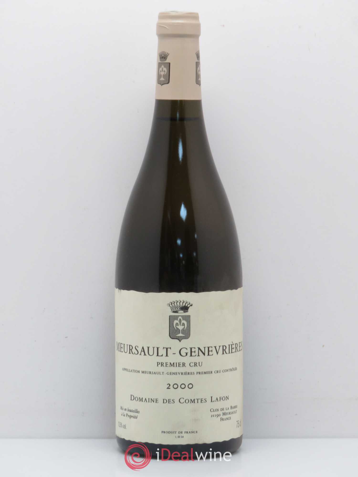 Meursault 1er Cru Genevrières Comtes Lafon (Domaine des) 2000 - Lot de 1 bouteille - 0