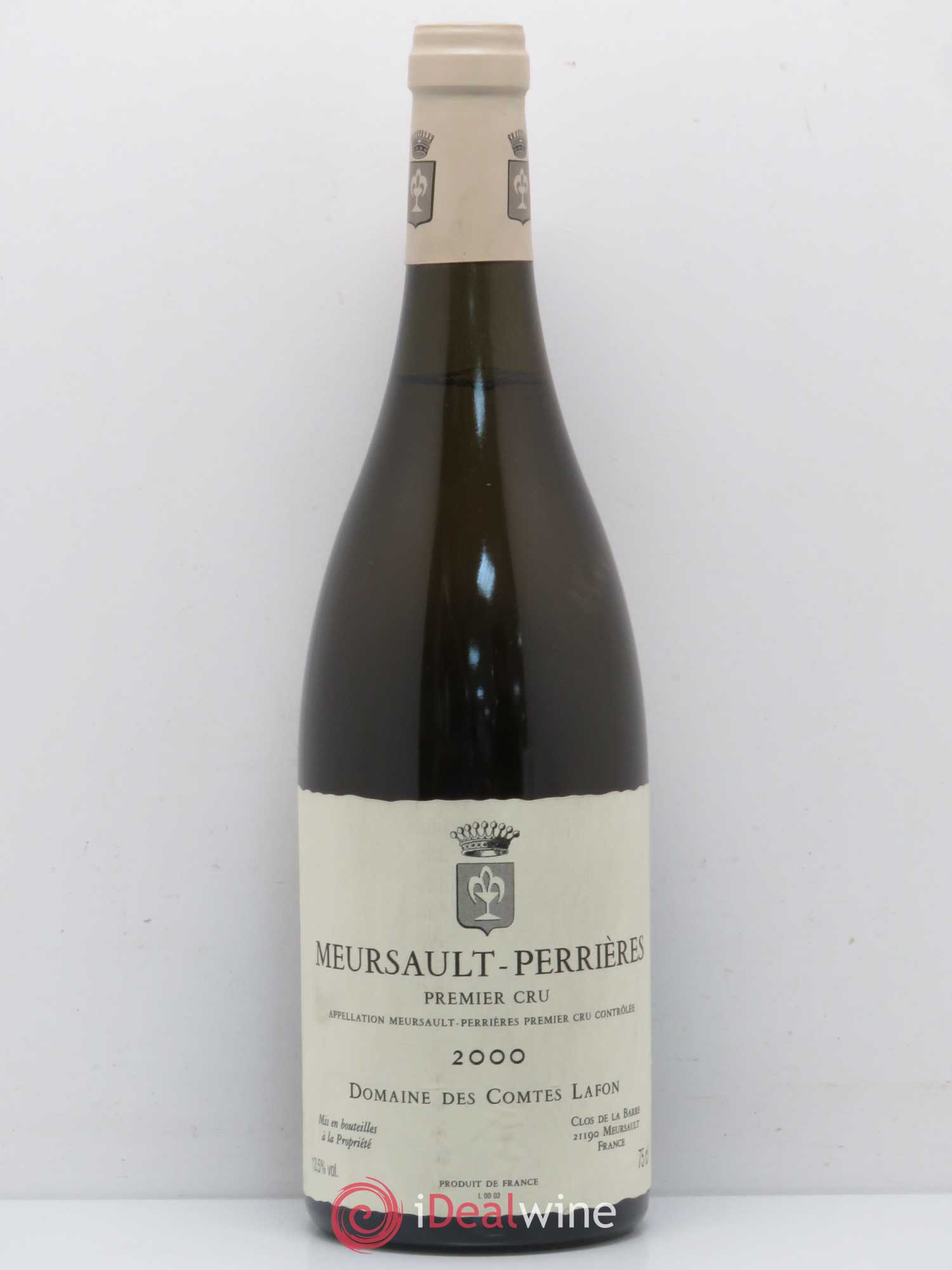 Meursault 1er Cru Perrières Comtes Lafon (Domaine des) 2000 - Posten von 1 Flasche - 0
