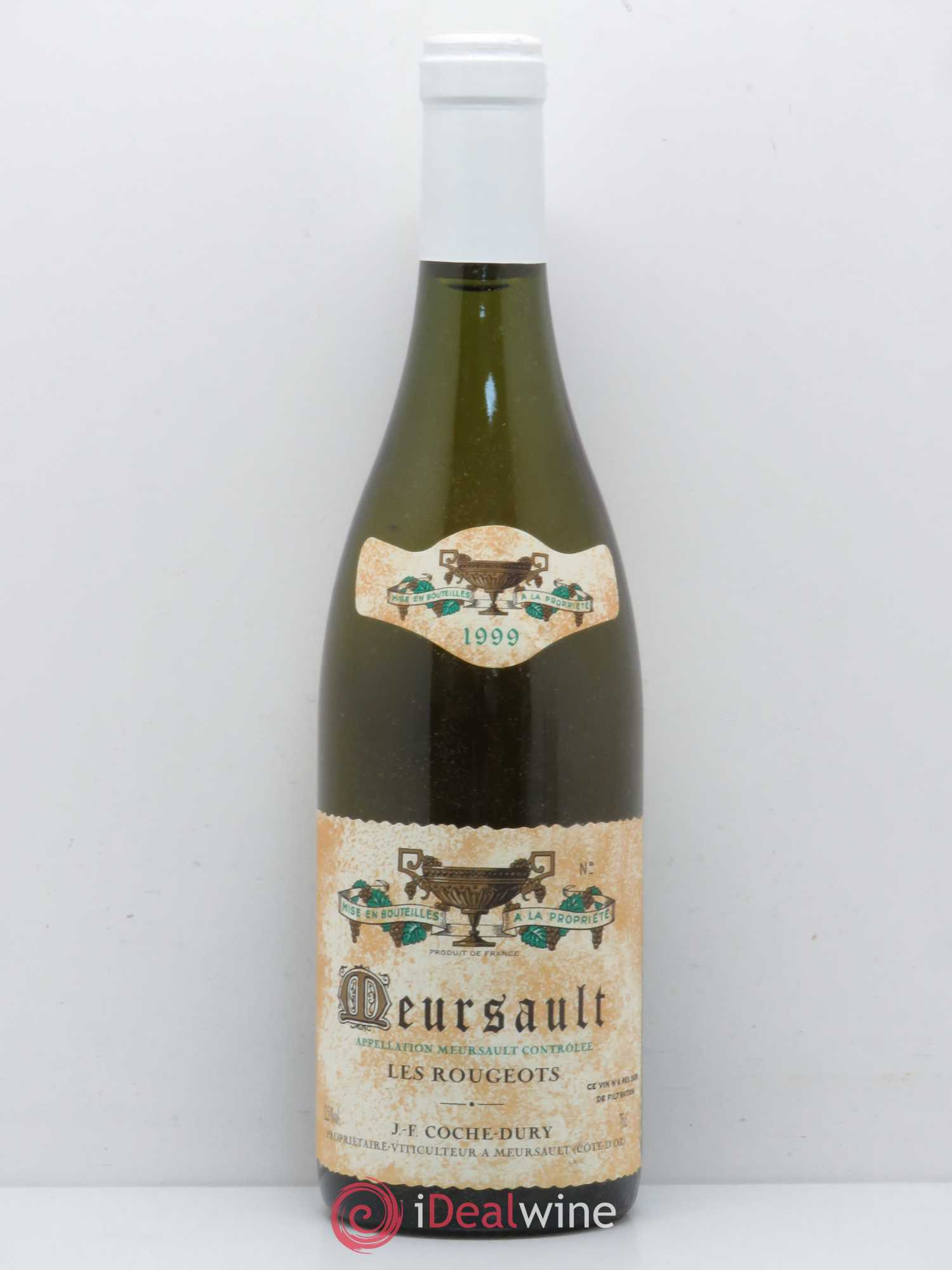 Meursault Les Rougeots Coche Dury (Domaine) 1999 - Lot de 1 bouteille - 0