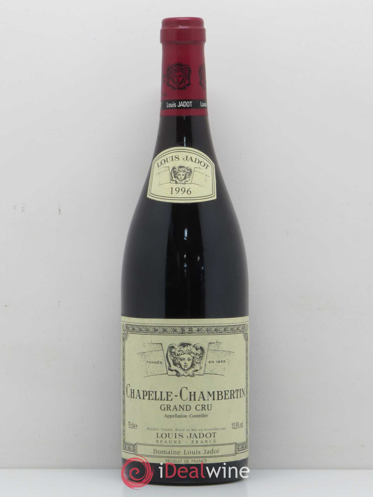 Chapelle-Chambertin Grand Cru Maison Louis Jadot 1996 - Lot de 1 bouteille - 0
